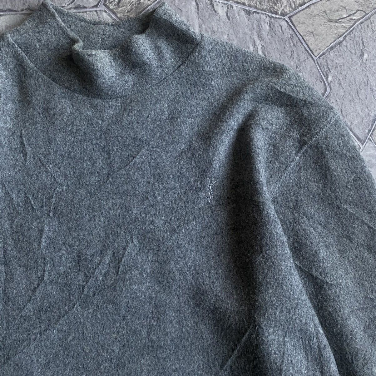 Yves Saint Laurent Vintage YSL Yves Saint Laurent Crewneck Grey Sweatshirt Wool Size US S / EU 44-46 / 1 - 3 Thumbnail