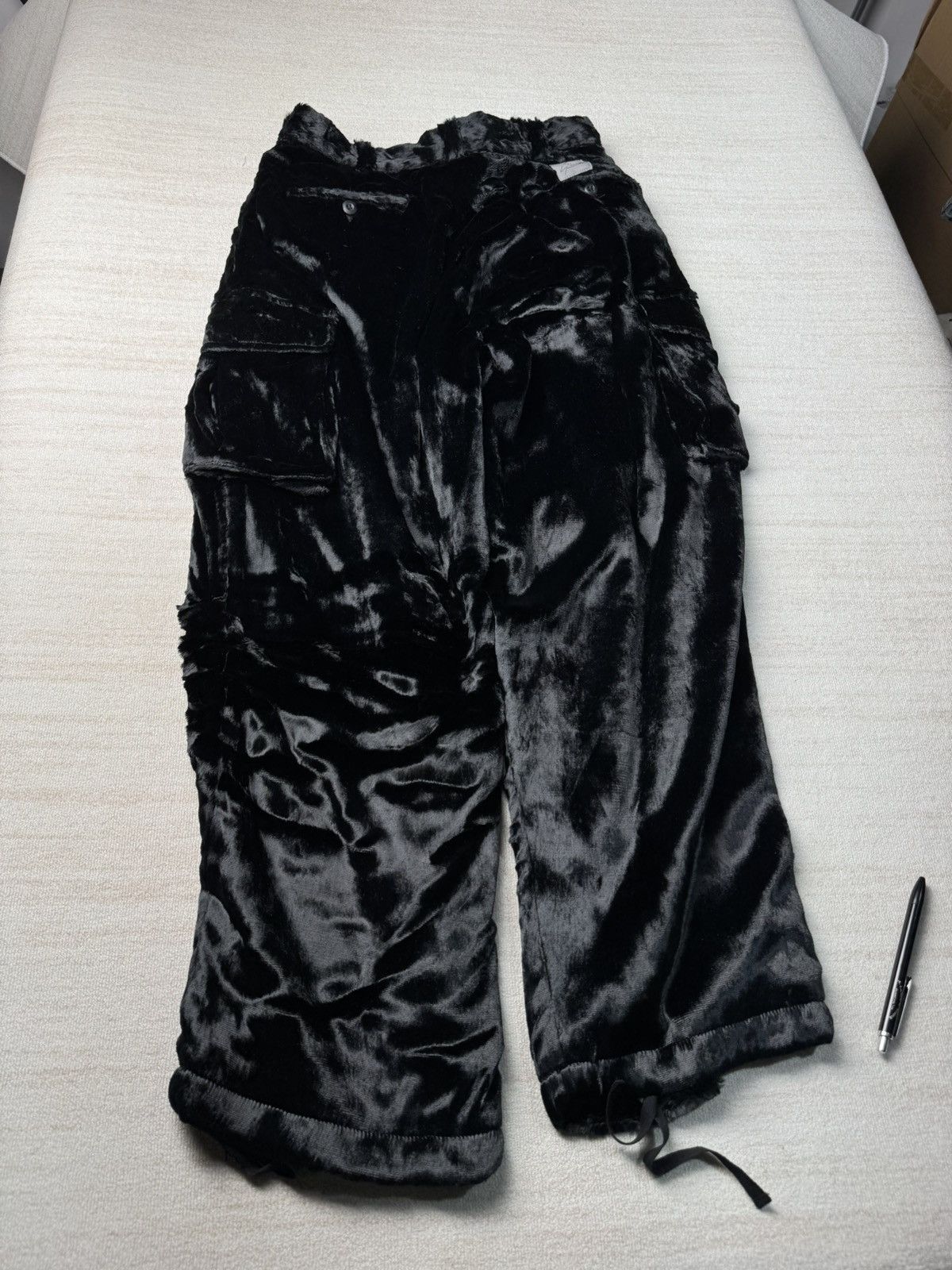 Supreme × Yohji Yamamoto Faux fur cargo pant S Size US 30 / EU 46 - 6 Thumbnail