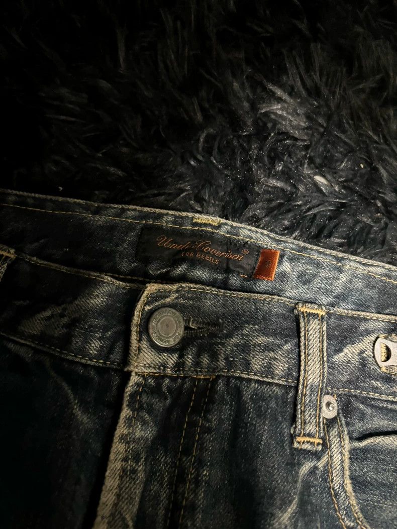 Undercover Undercover Size3 07ss purple zipper washed denim jeans Size US 28 / EU 44 - 3 Thumbnail