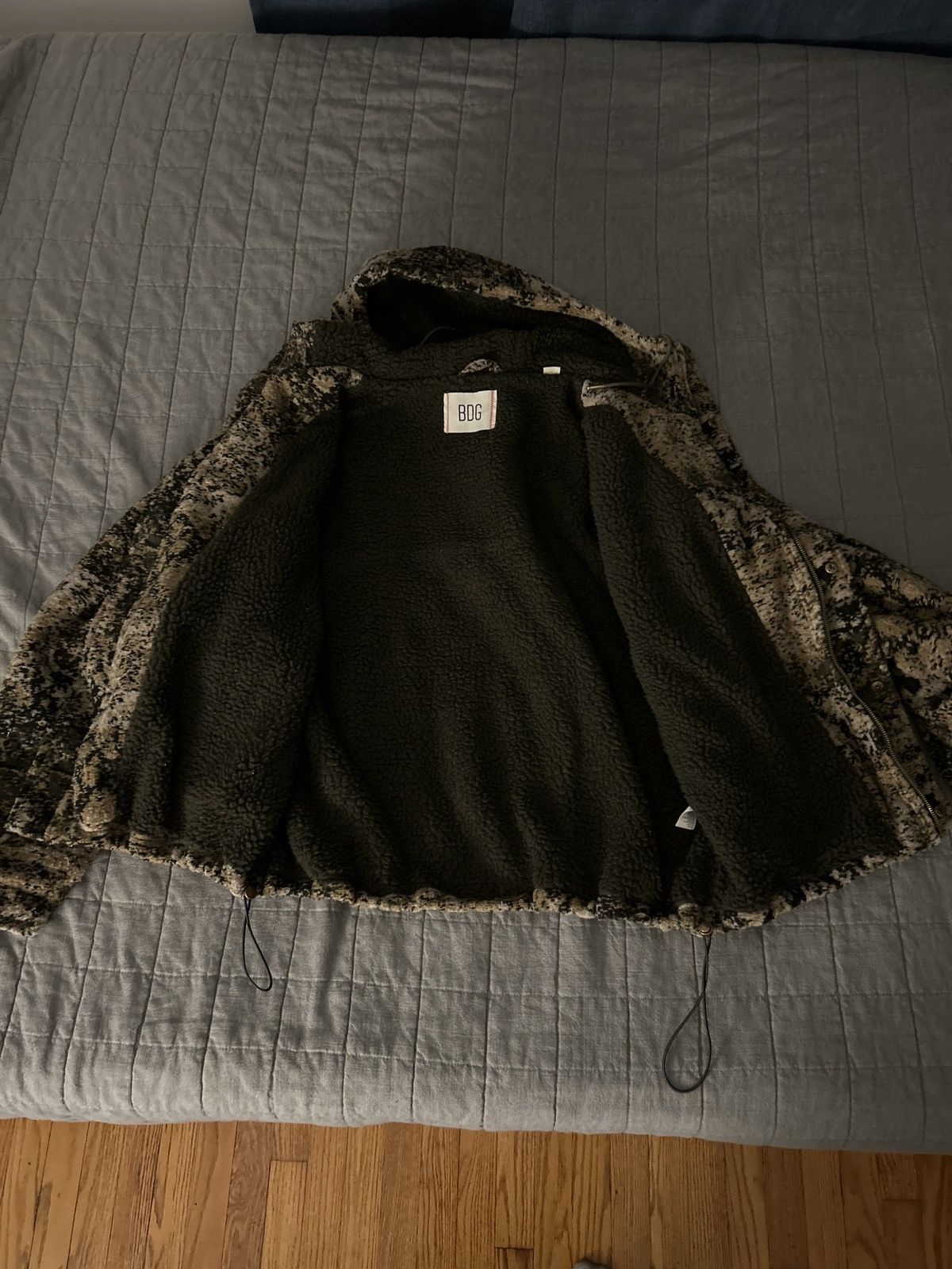 Urban Outfitters NWT BDG River Jacquard Hooded Jacket Size US L / EU 52-54 / 3 - 3 Thumbnail
