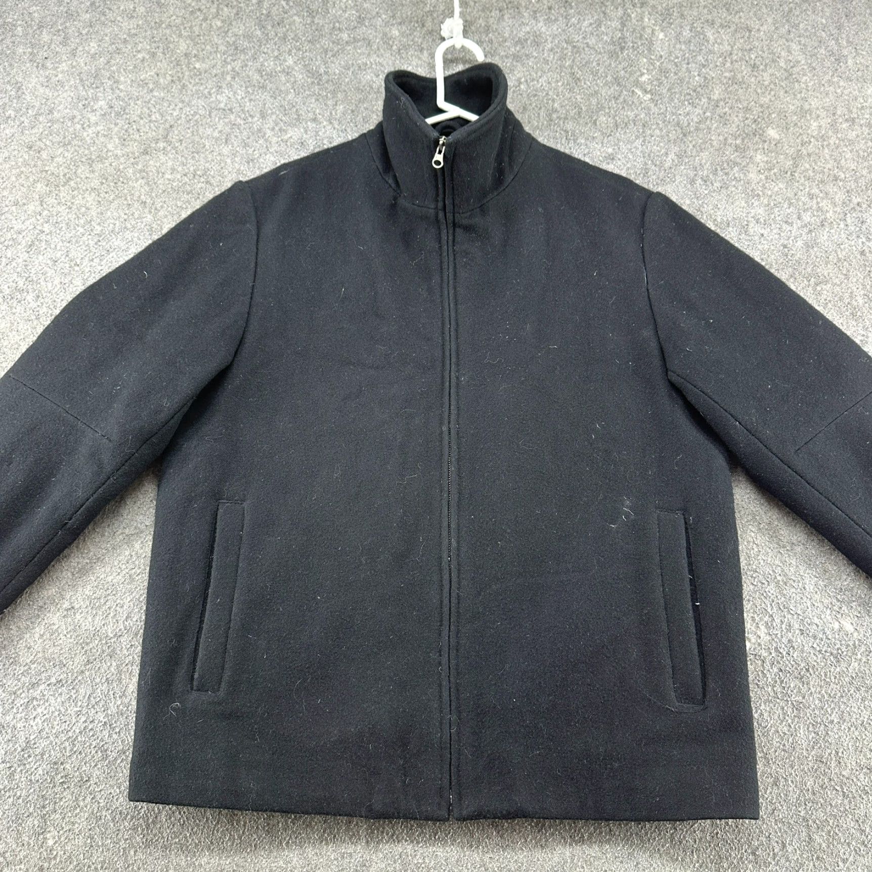 Gap VINTAGE Gap Jacket Mens M Black Wool Quilted Lined Bomber Full Zip Solid Y2K Size US M / EU 48-50 / 2 - 3 Thumbnail