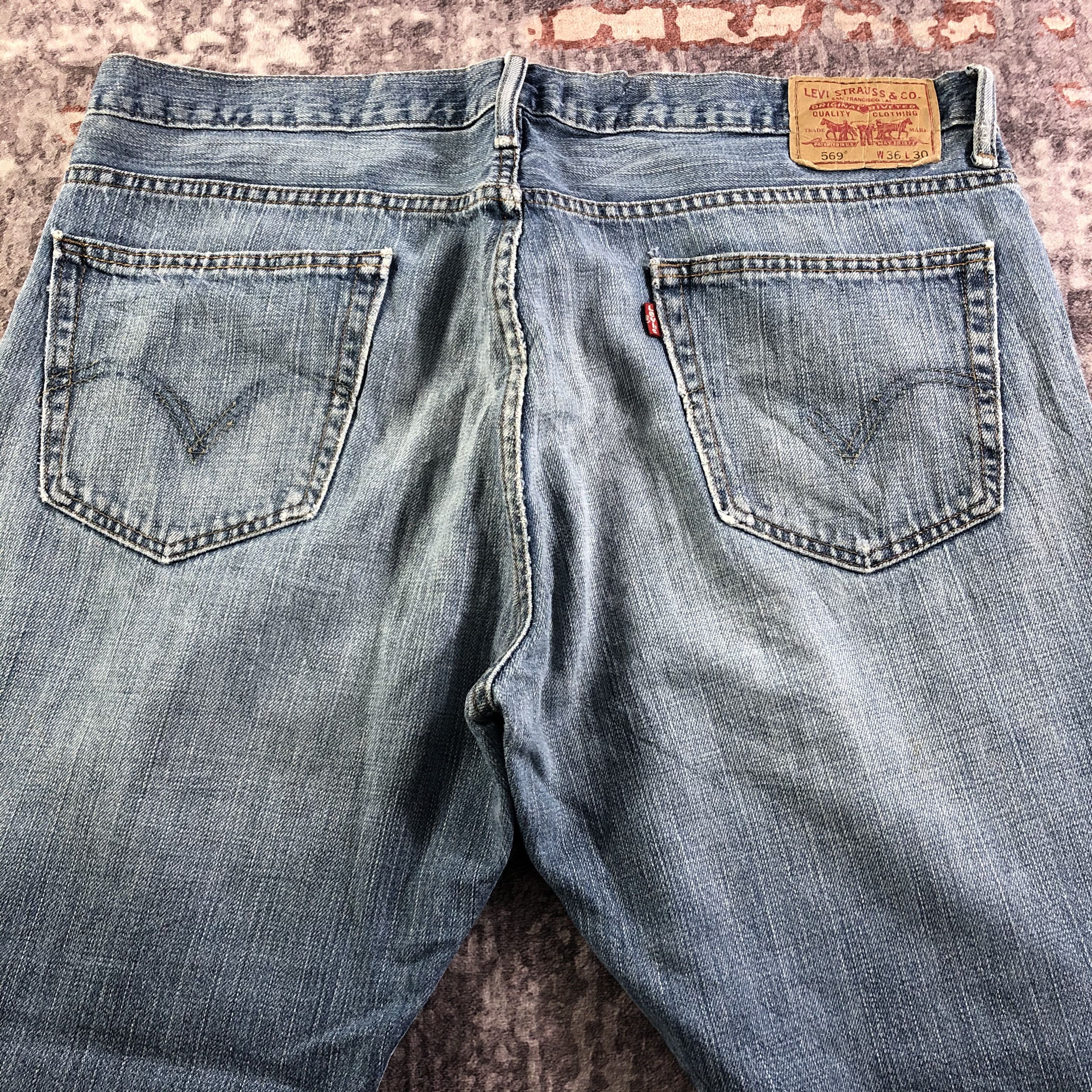 Levi's × Vintage Vintage Blue Wash Levis 569 Jeans-JM3441 Size US 40 / EU 56 - 5 Thumbnail