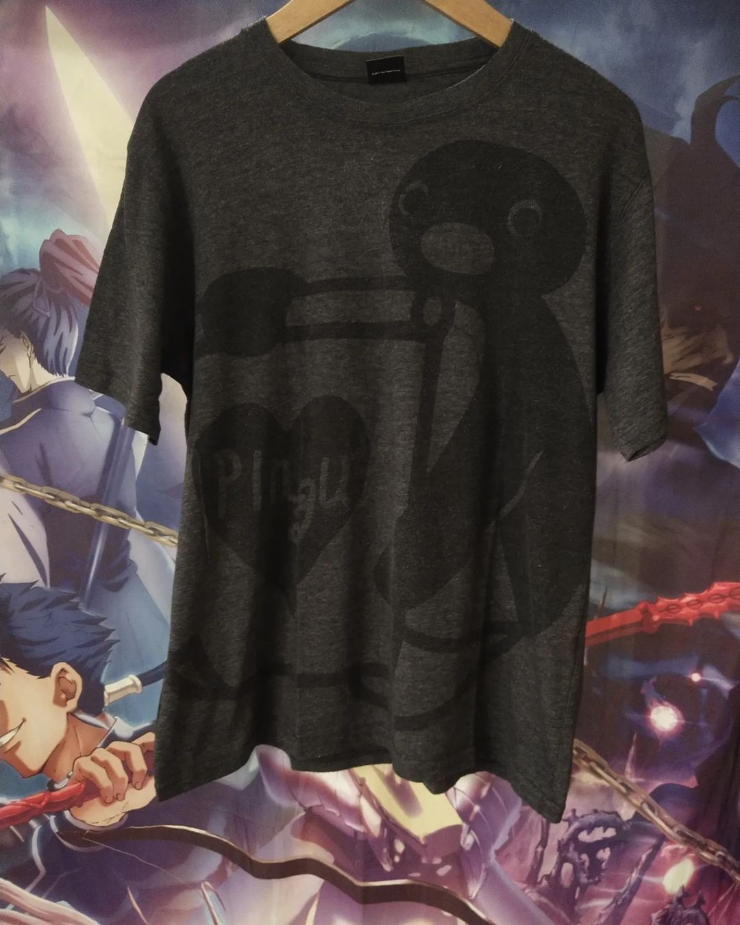 Cartoon Network × Disney Pingu Grey Big Print Cartoon Animation Tees Size US L / EU 52-54 / 3 - 1 Thumbnail