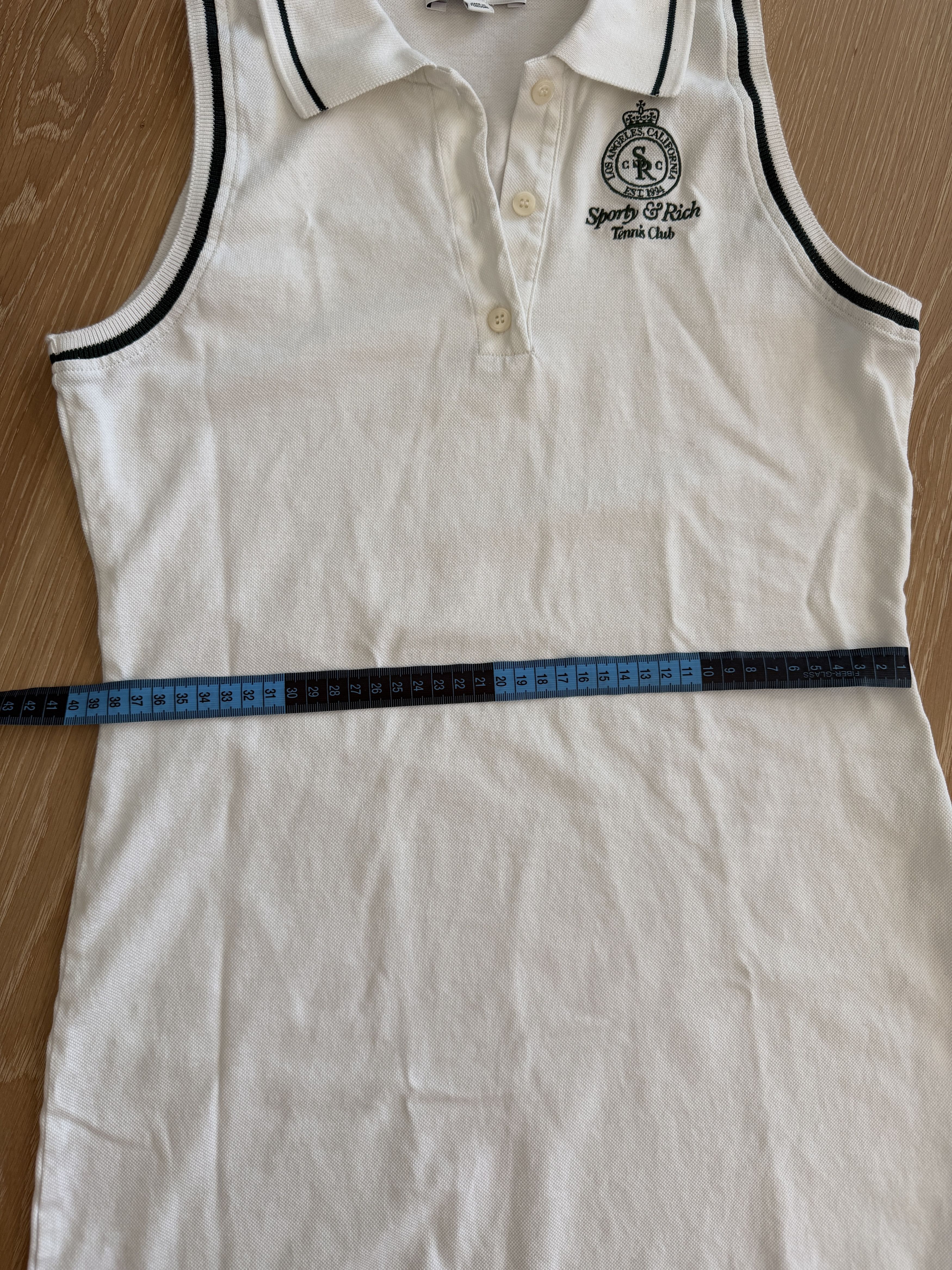 Sporty & Rich Helena Tennis Pique Polo Dress Size M / US 6-8 / IT 42-44 - 4 Thumbnail