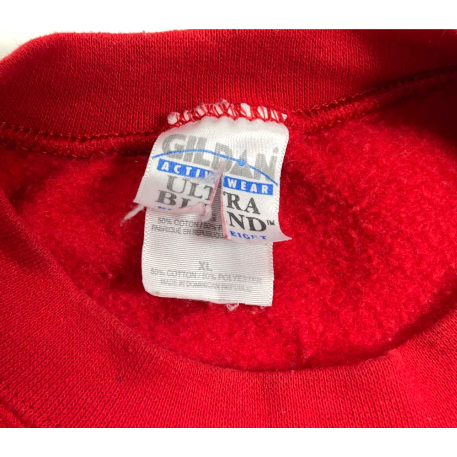 Gildan VINTAGE Gildan Florida Embroidered Dolphin Sweatshirt Mens XL Red Lightweight Crew Neck Pullover Retro Size US XL / EU 56 / 4 - 5 Thumbnail