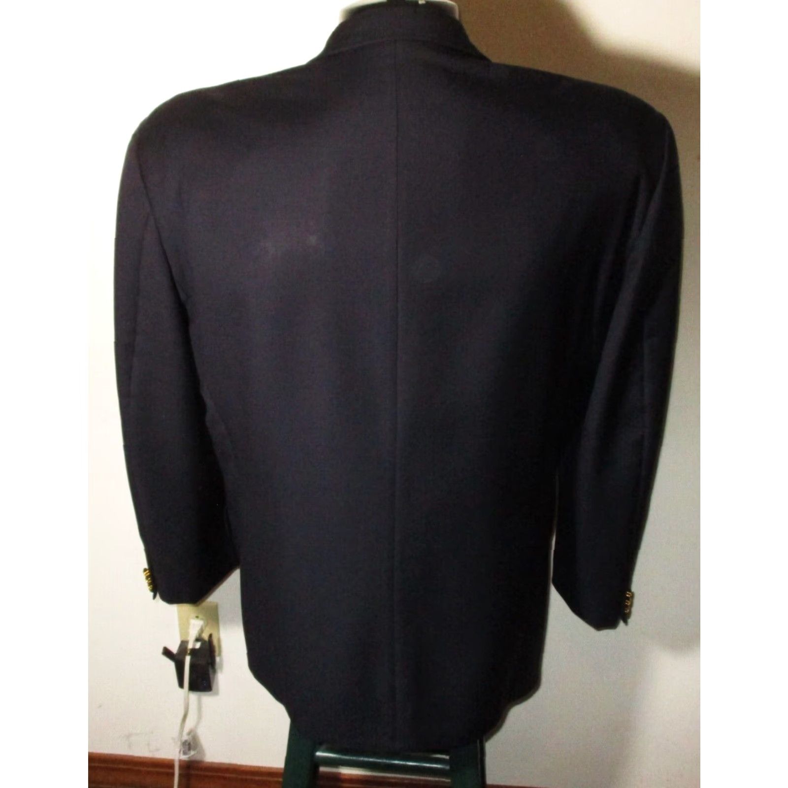 Vintage BAUMLER Avantgarde Blue Wool Blazer Jacket Size 44R Men’s Size 44R - 5 Thumbnail