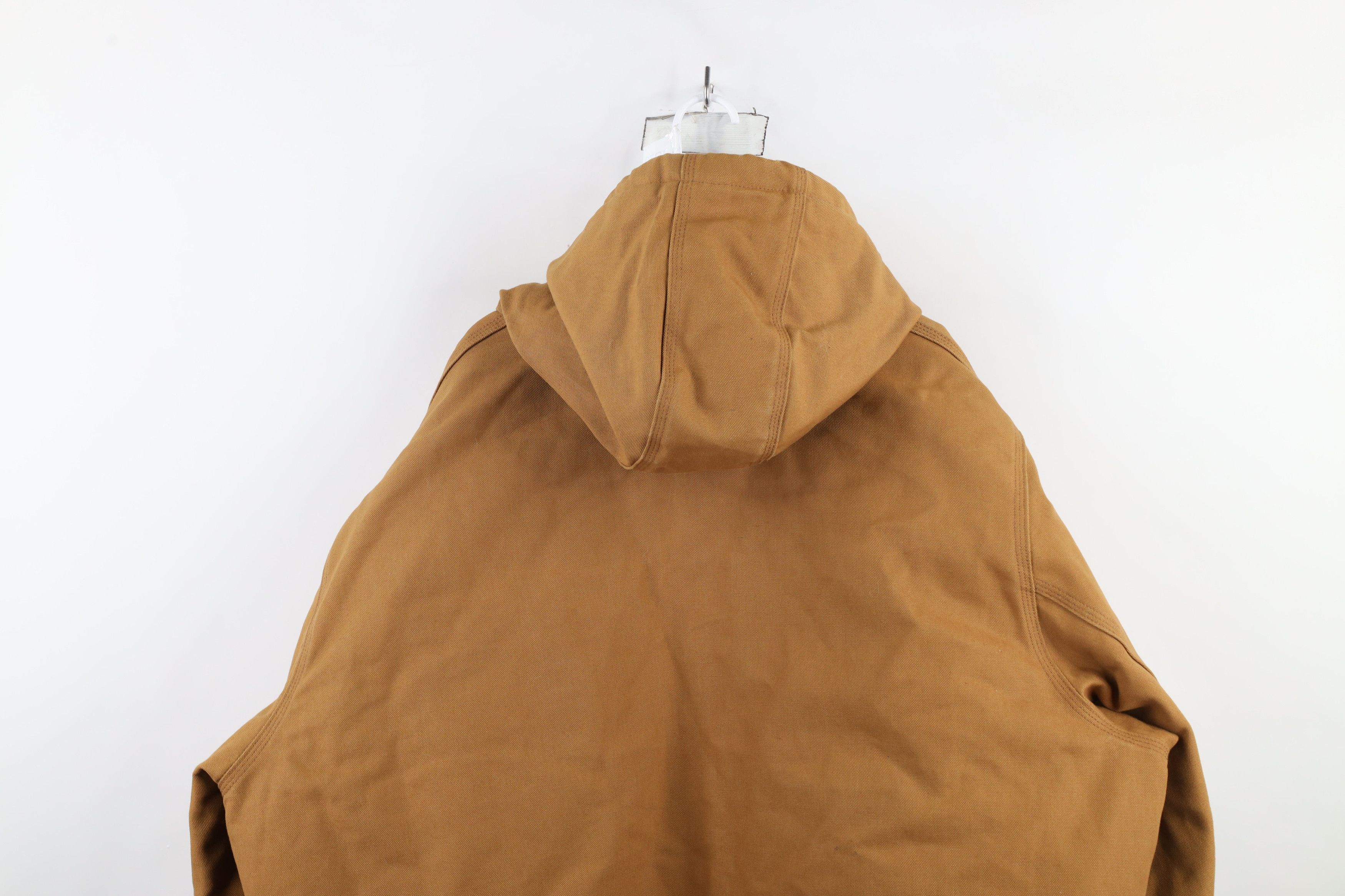 Carhartt Vintage Y2K Carhartt Quilted Hooded Canvas Jacket Duck USA Size US XXL / EU 58 / 5 - 14 Thumbnail