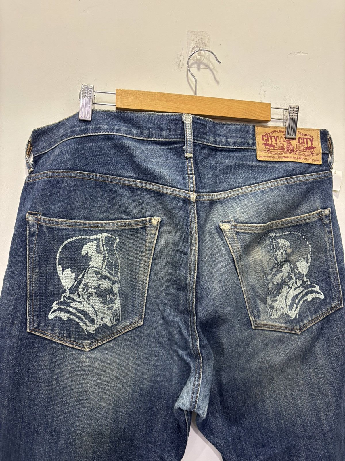 Bape Bape Denim Jeans Size US 36 / EU 52 - 3 Thumbnail