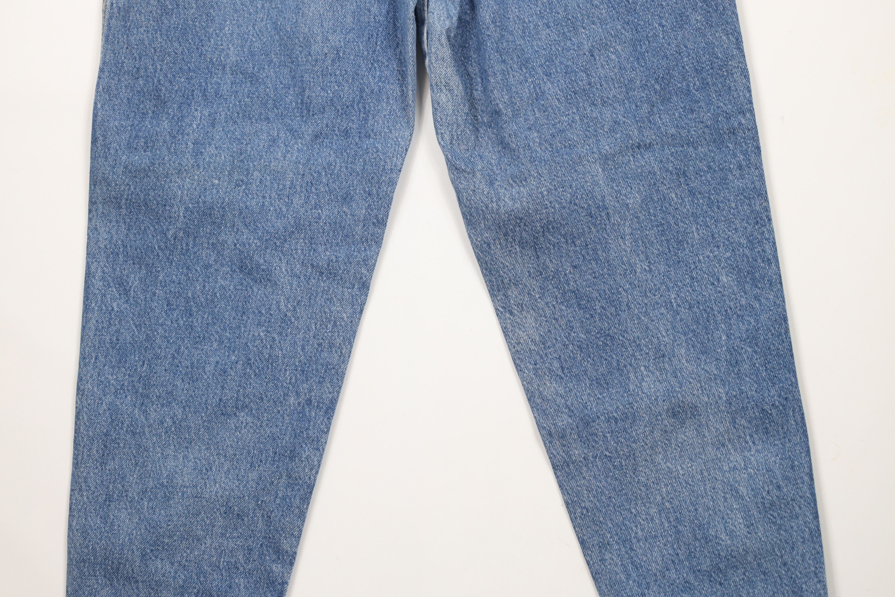 Vintage Vintage 90s Streetwear Tapered Leg Denim Jeans Blue Cotton Size 27" / US 4 / IT 40 - 14 Thumbnail