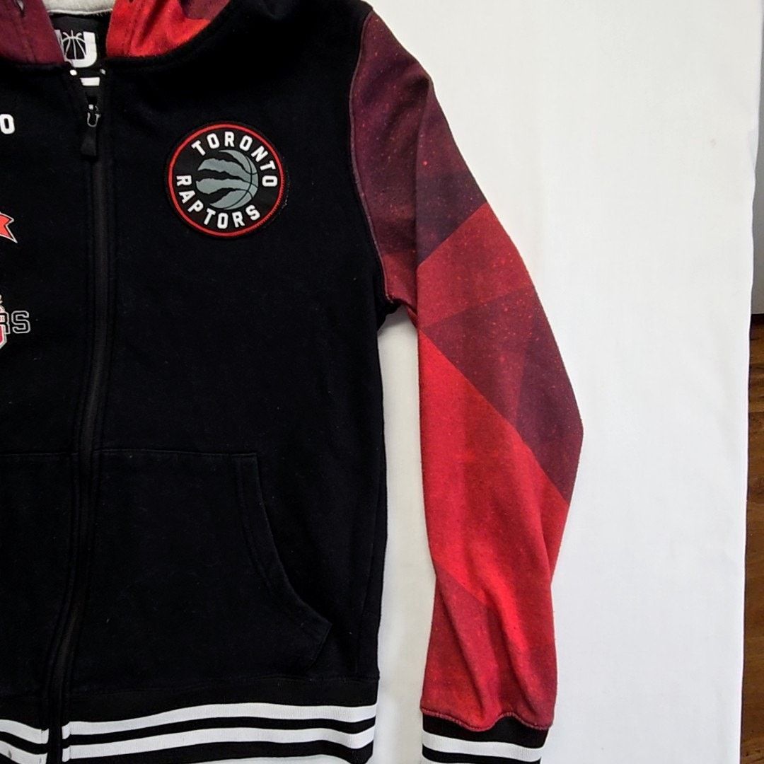 NBA Toronto Raptors Hoodie Red Black Youth S NBA Sweater Size US S / EU 44-46 / 1 - 3 Thumbnail