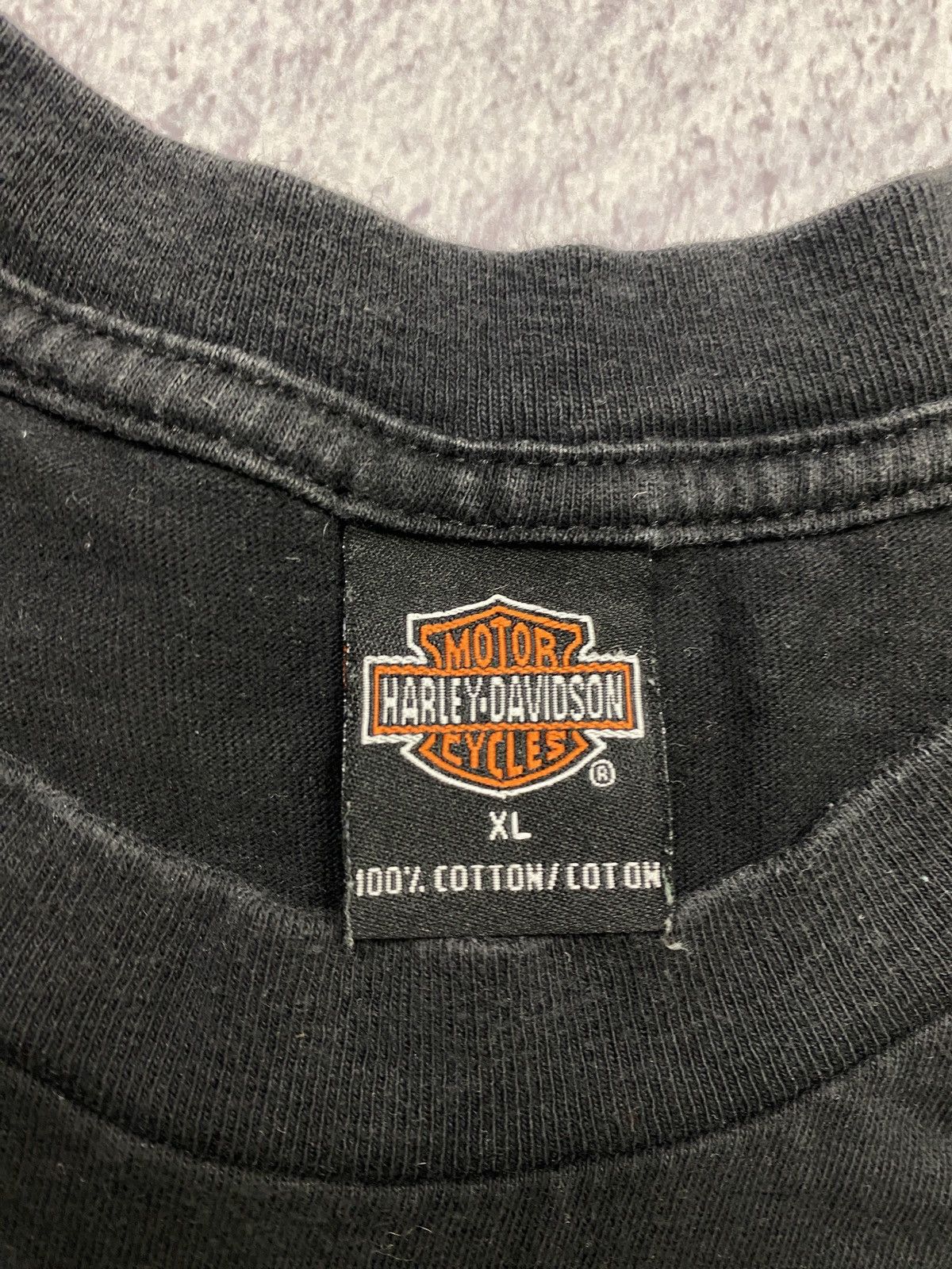 Harley Davidson × Vintage Vintage 1996 Harley Davidson Cyprus T-shirt Size US XL / EU 56 / 4 - 7 Thumbnail