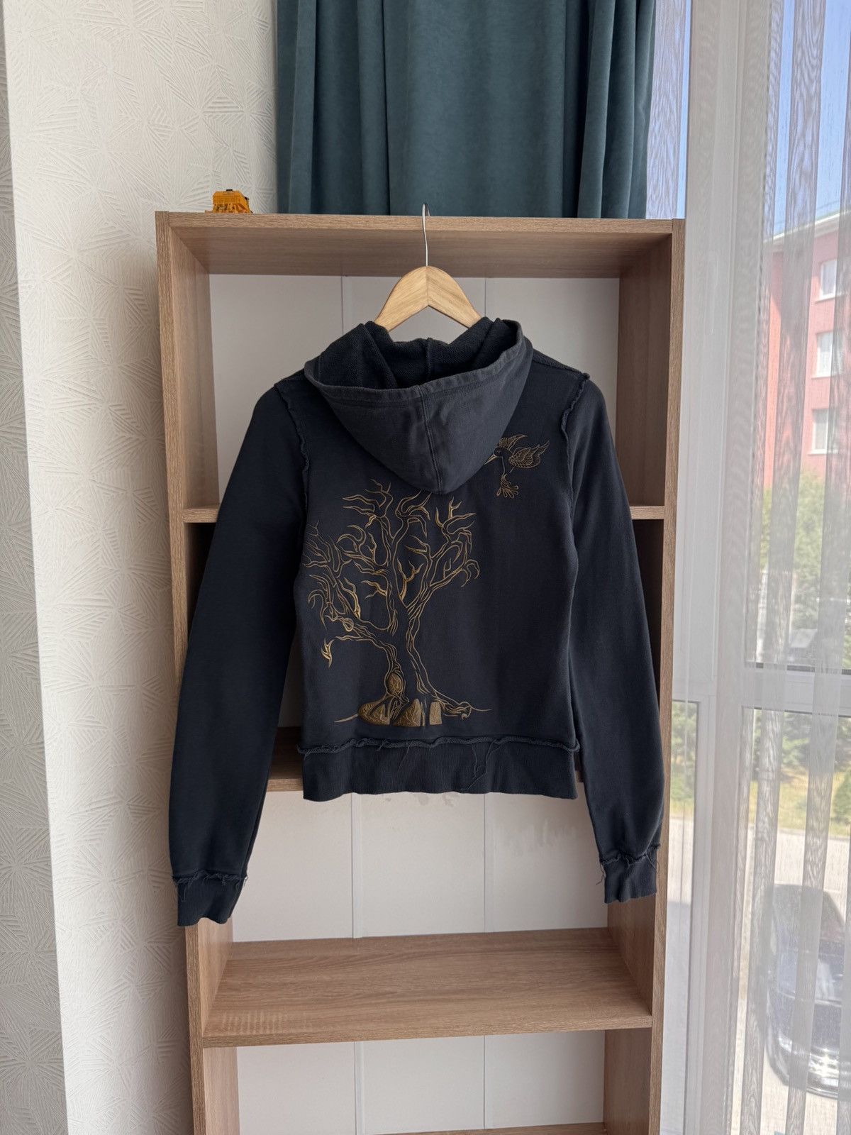 Vintage Vintage Ed Hardy by Christian Audigier Style W’ Bird Hoodie Size S / US 4 / IT 40 - 5 Thumbnail
