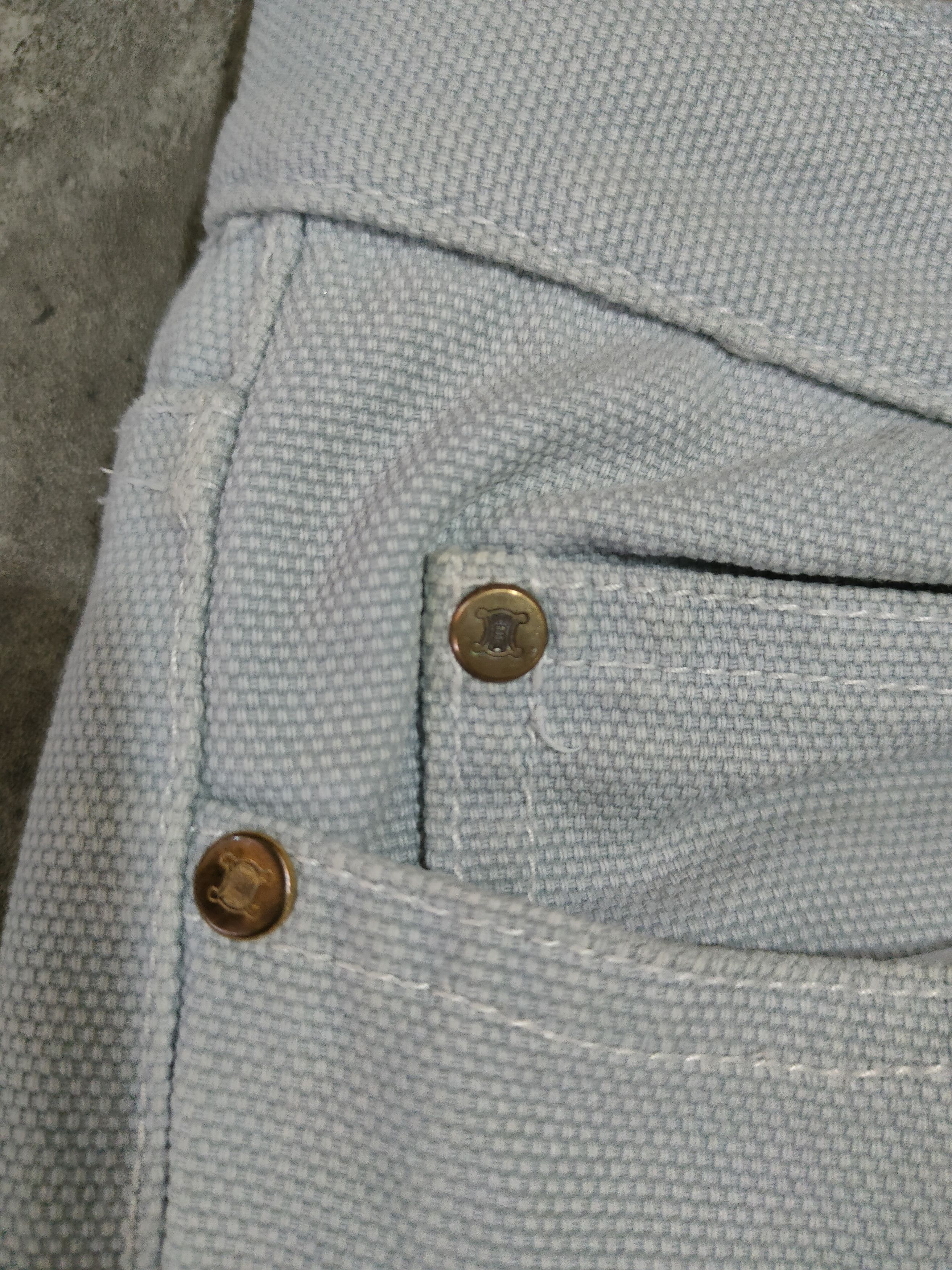 Celine Celine Modele Depose Croppeds jeans Size 29" - 11 Thumbnail
