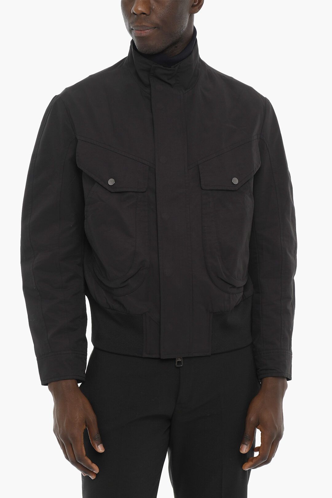 image of Neil Barrett Og1Mm1223 Jacket In Black, Men's (Size 2XL)