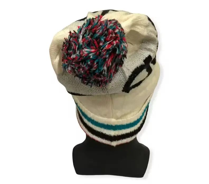 Adidas Vintage Adidas Spell Out Beanie Hat Size ONE SIZE - 5 Thumbnail