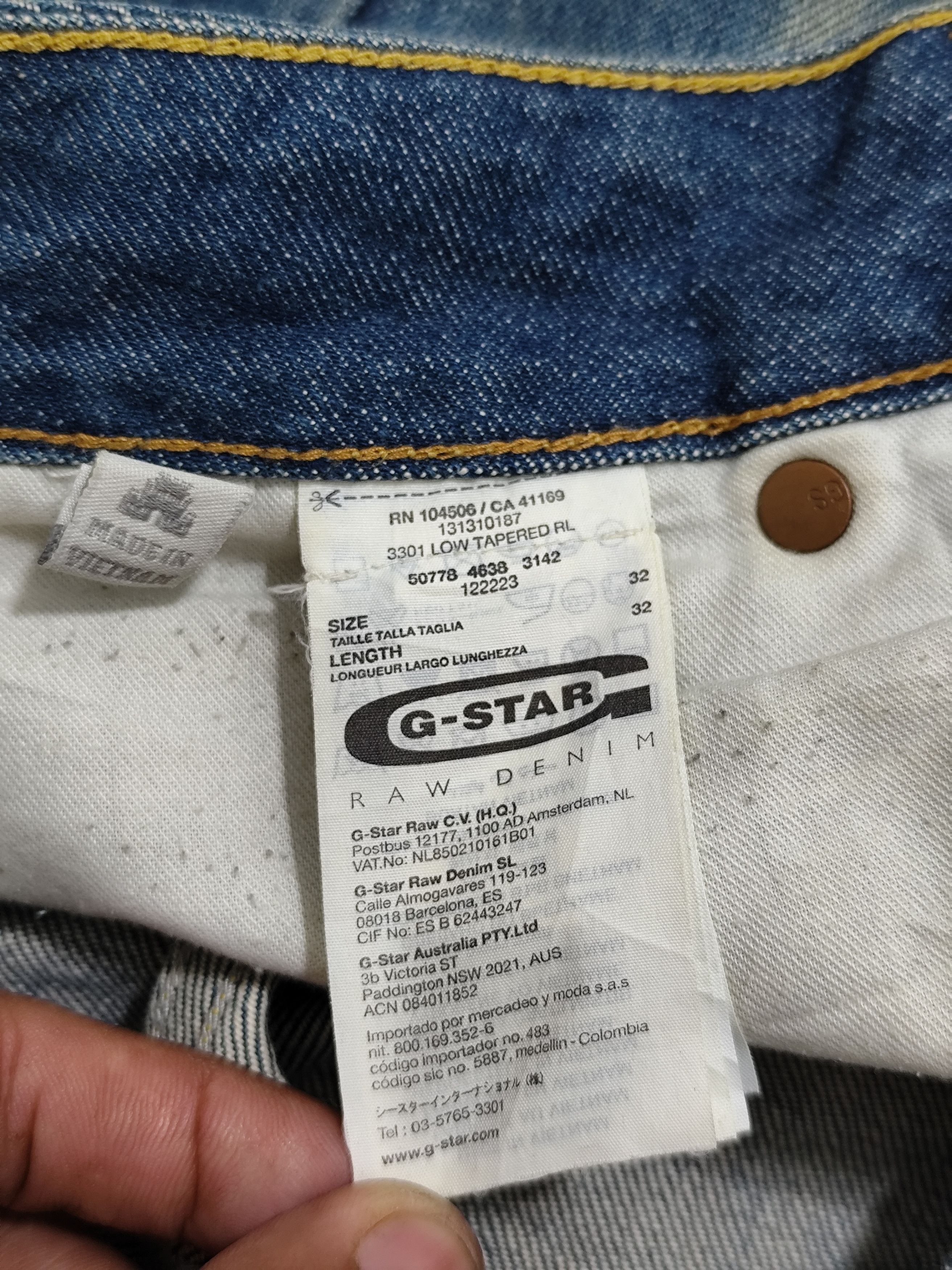 G-Star × If Six Was Nine G STAR RAW DENIM DISTRESS SELVEDGE Size US 34 / EU 50 - 9 Thumbnail