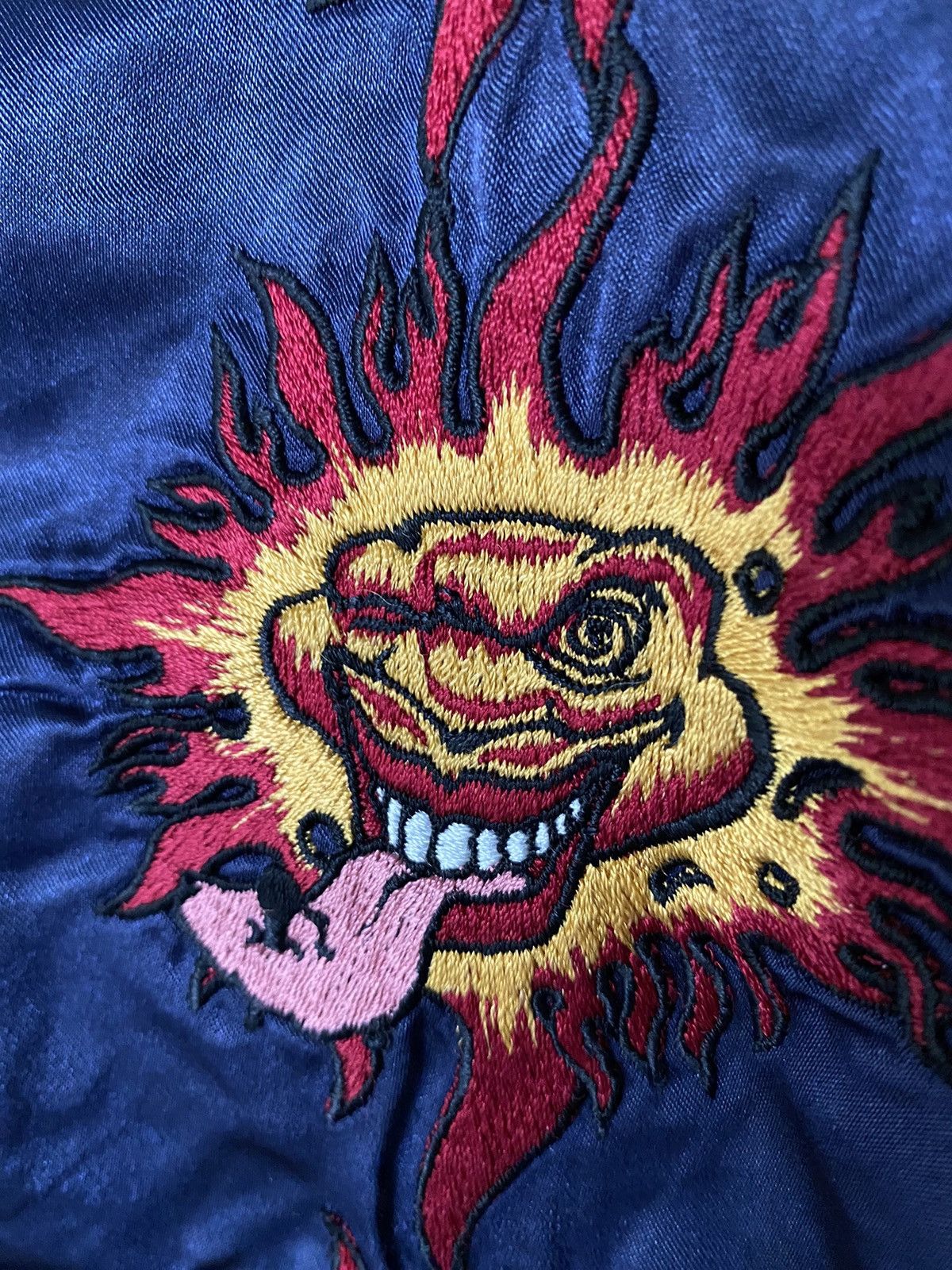Japanese Brand 1990s MILKBOY Devil monster embroidered Bowling shirt Size US M / EU 48-50 / 2 - 7 Thumbnail