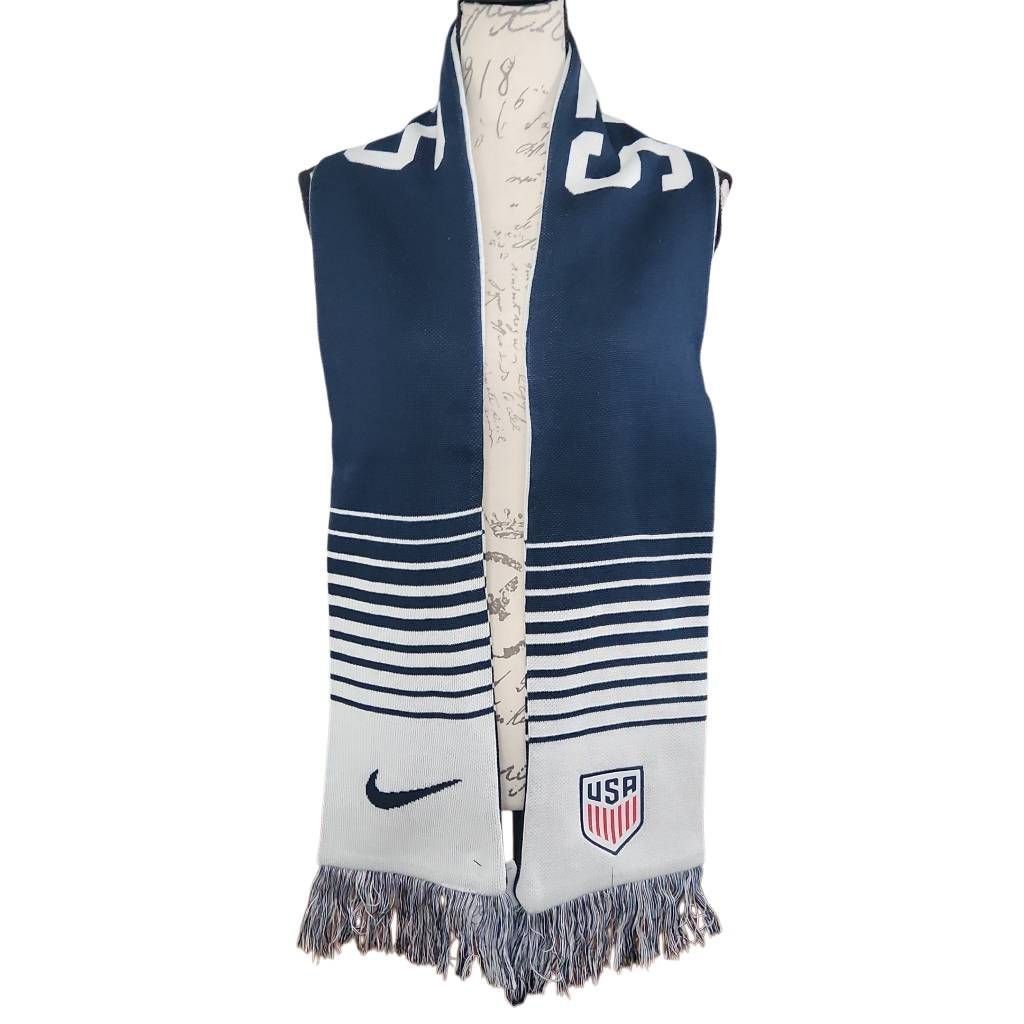 Nike Nike Navy White USA "States" Olympic Only Forward Fringed Sc Size ONE SIZE - 8 Thumbnail