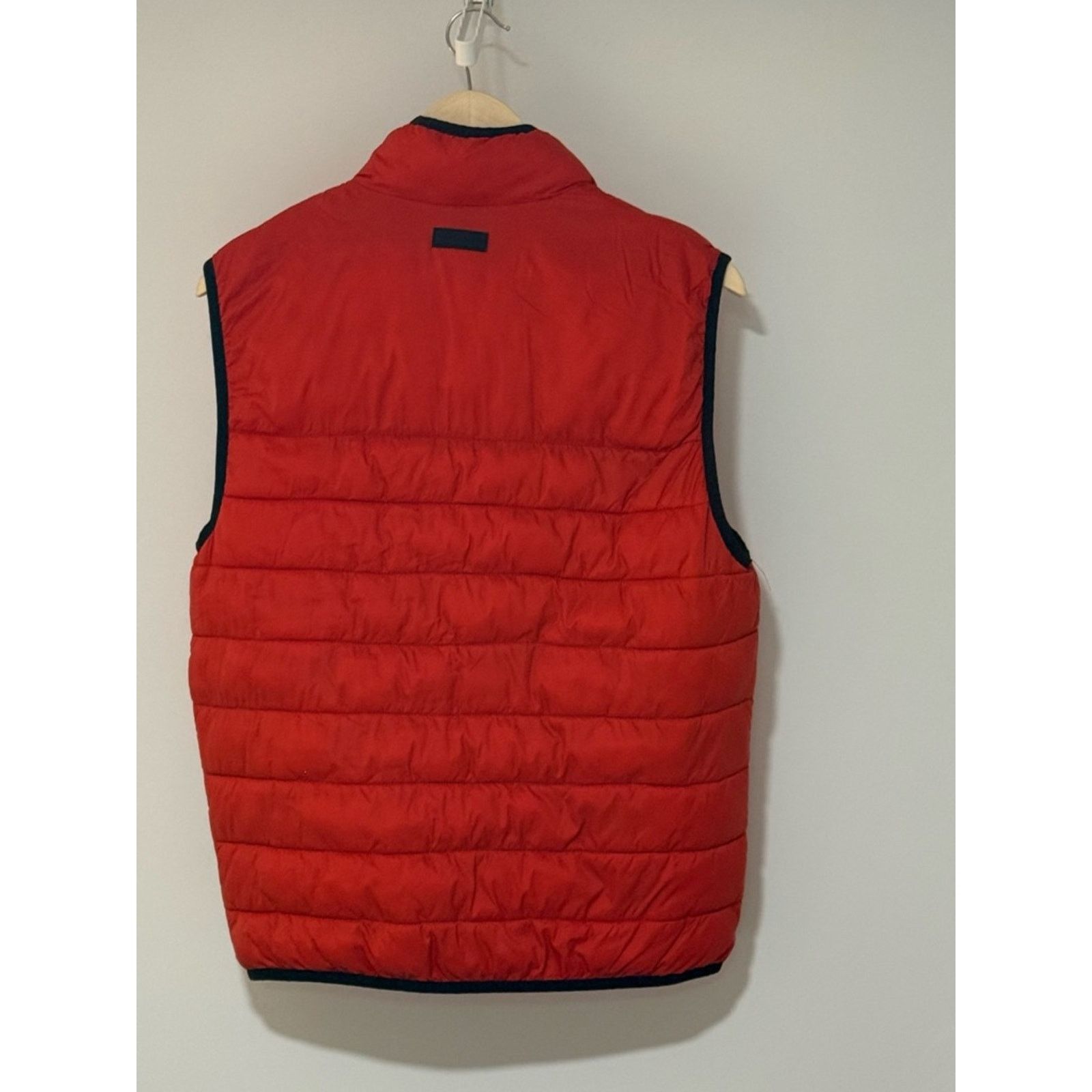 Perry Ellis Perry Ellis Red Quilted Puffer Vest with Black Trim Size US M / EU 48-50 / 2 - 7 Thumbnail