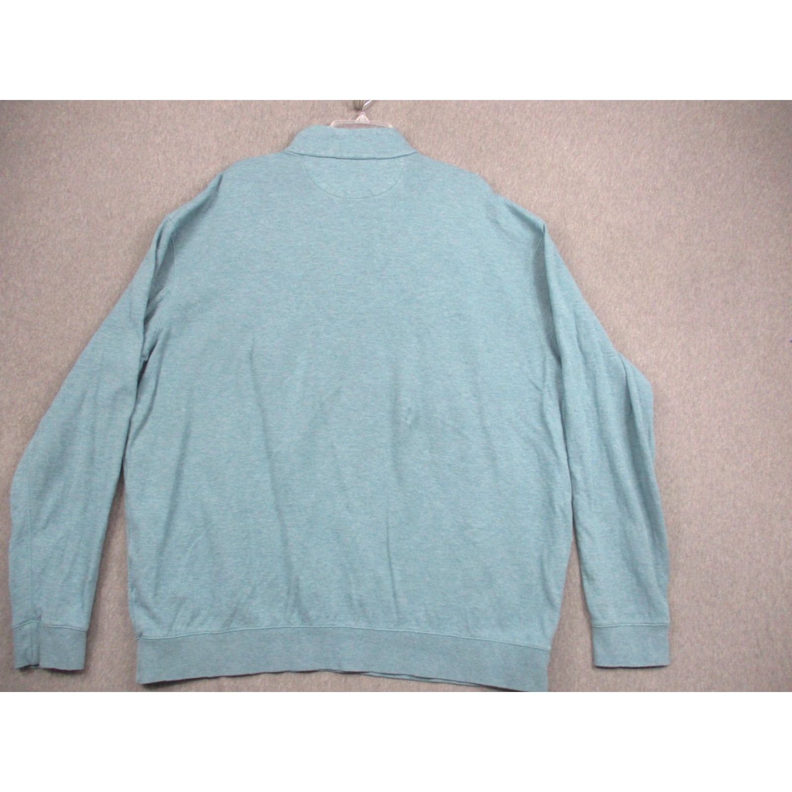 Polo Ralph Lauren Polo Ralph Lauren Pullover Mens 2XL Blue Big Pony Quarter Zip Mock Neck Sweater Size US XXL / EU 58 / 5 - 7 Thumbnail