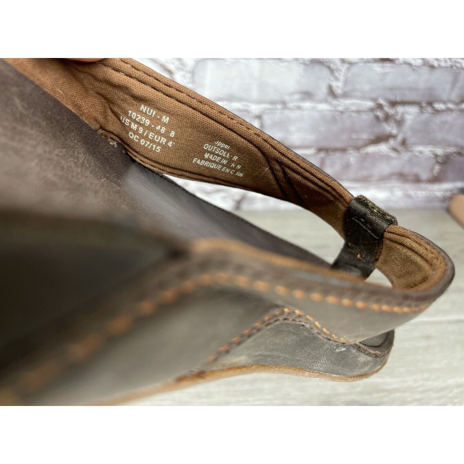 Olukai Olukai Nui-M Brown Leather Flip Flops Beach Sandals Men Sz 9 Size US 9 / EU 42 - 7 Thumbnail