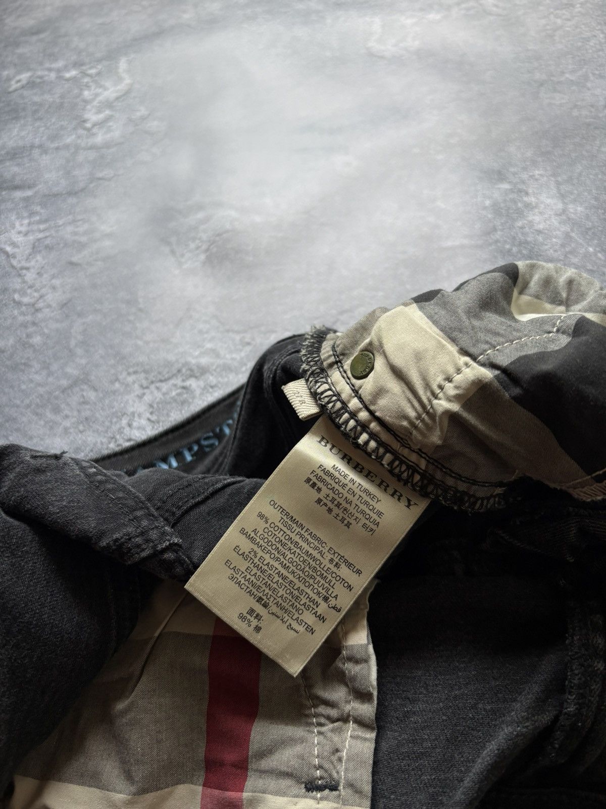 Burberry Vintage Burberry Logo Luxury Black Slim Jeans Size 27" / US 4 / IT 40 - 11 Thumbnail