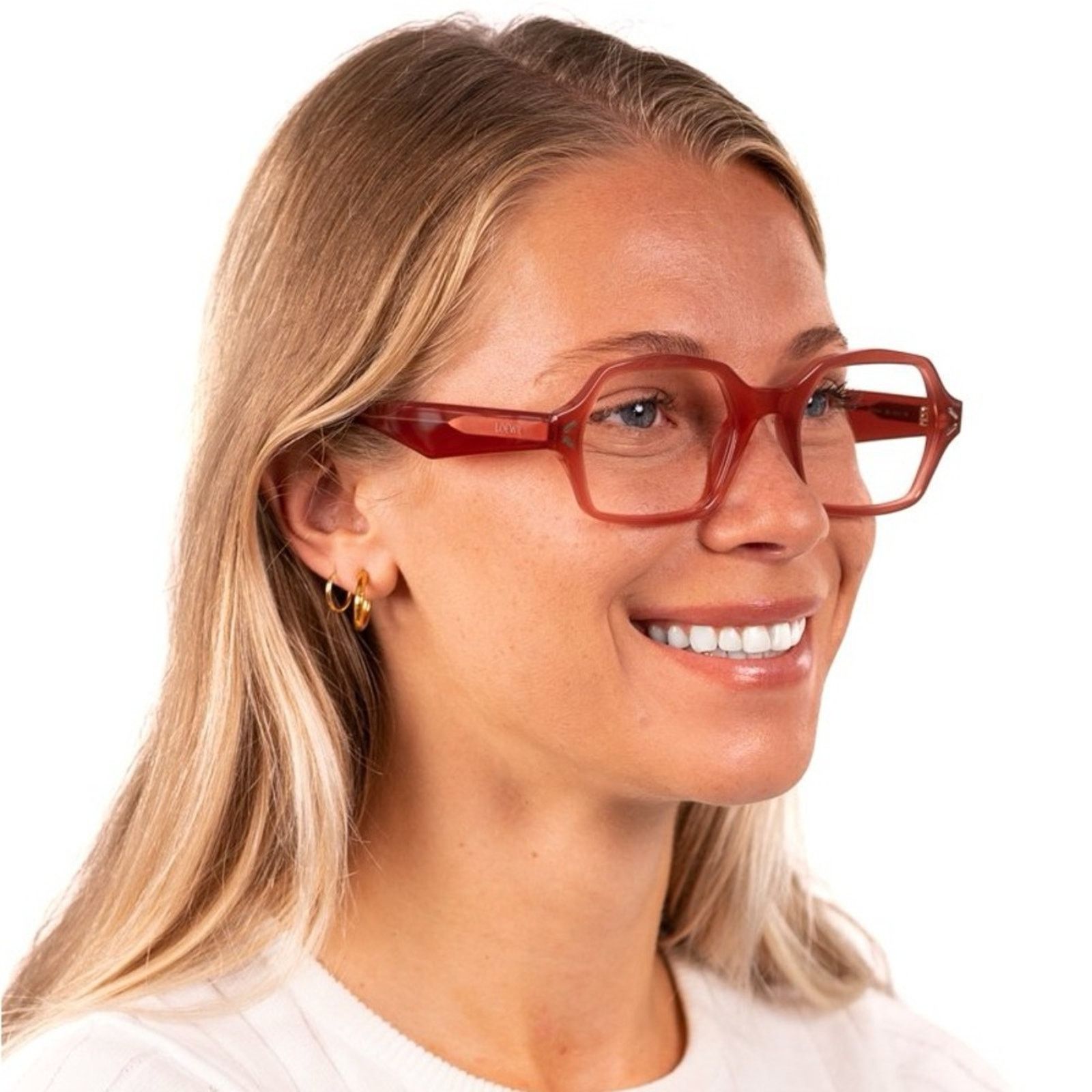Loewe NEW LOEWE Eyeglasses LW50018I 056 Light Havana Demo Lens Size ONE SIZE - 9 Thumbnail
