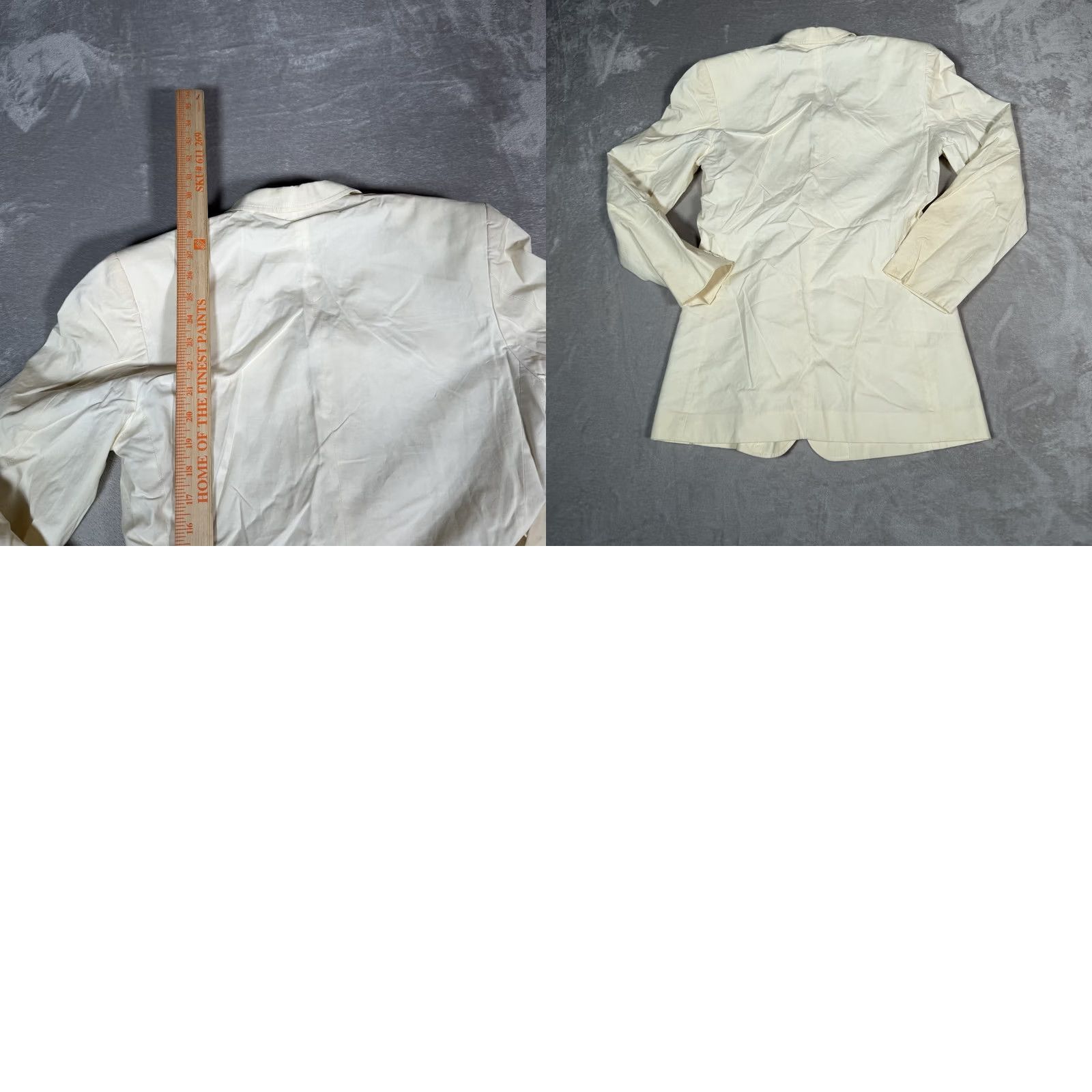 Kenzo VINTAGE KENZO Blazer Womens 40 White Long Jacket Button Casual Formal Coat 5-Button Regular Size Women Stain Size S / US 4 / IT 40 - 8 Thumbnail