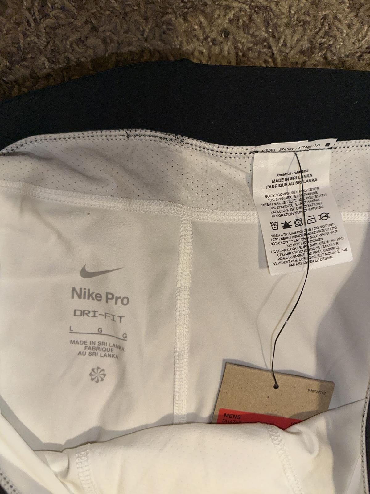 Nike Nike Men’s Pro 3/4 Spandex Tights Compression Pants Size US 34 / EU 50 - 2 Thumbnail