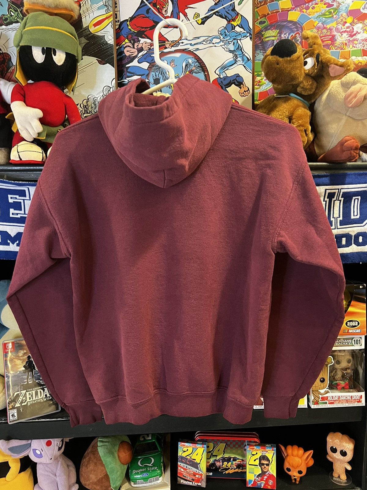 Stussy × Vintage STÜSSY Center Hit Hoodie Size US XS / EU 42 / 0 - 5 Thumbnail