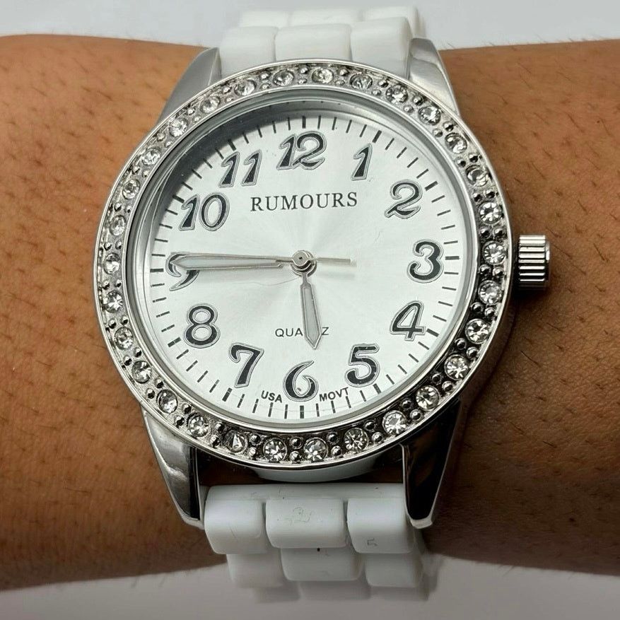 Other Silver & White Rumours Men’s Watch Size ONE SIZE - 1 Thumbnail