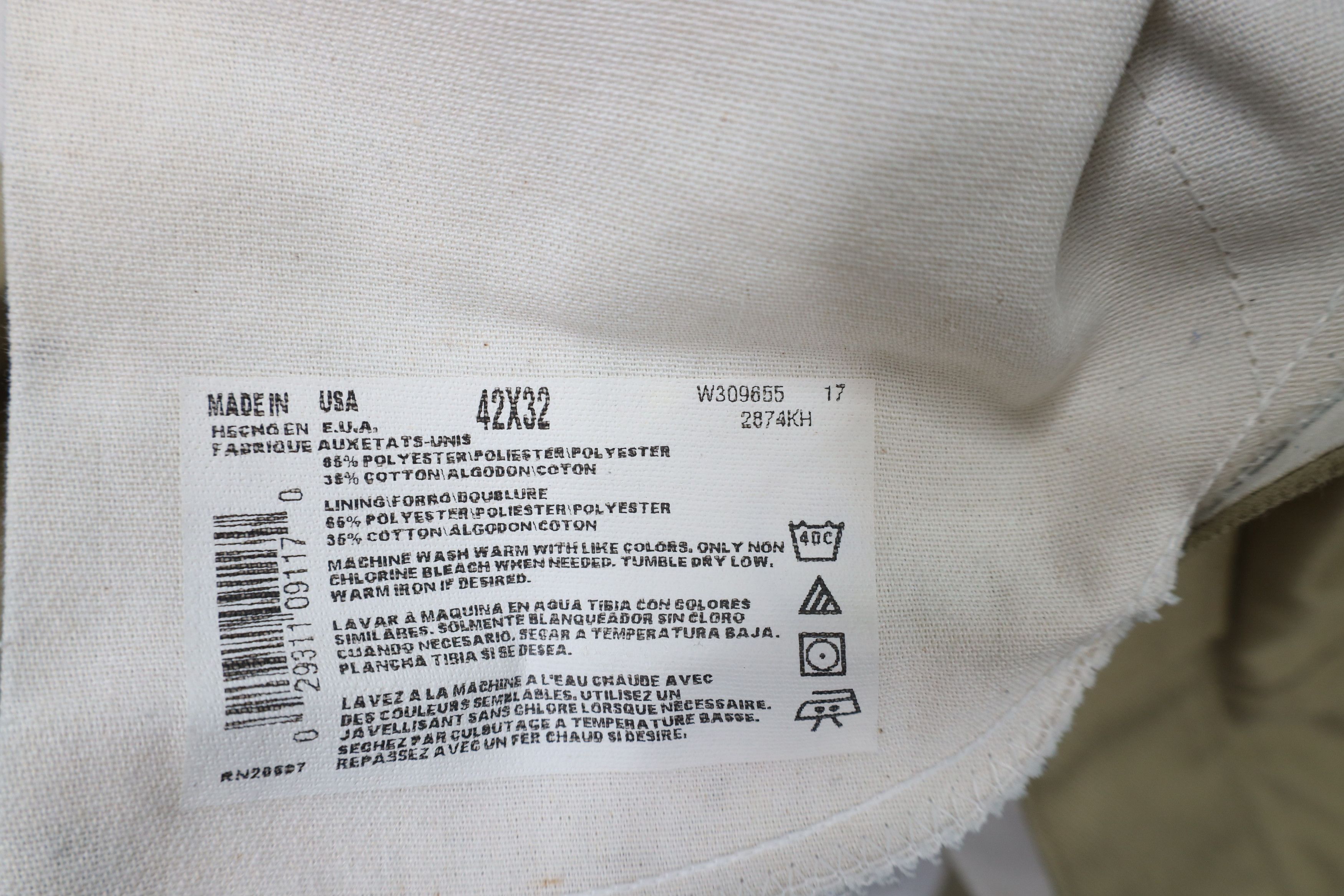 Dickies × Vintage Vintage 90s Dickies Lined Wide Leg Workwear Pants USA Size US 42 / EU 58 - 6 Thumbnail