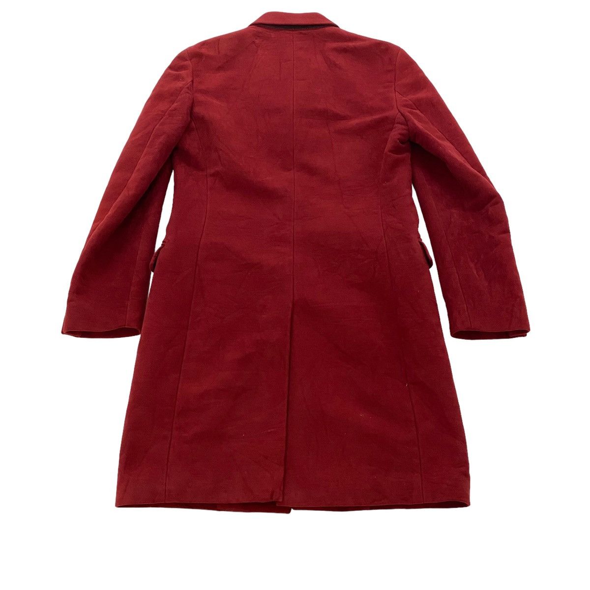 Dolce & Gabbana ✨D&G red moleskin fabric long coat Made in Italy Size US M / EU 48-50 / 2 - 3 Thumbnail