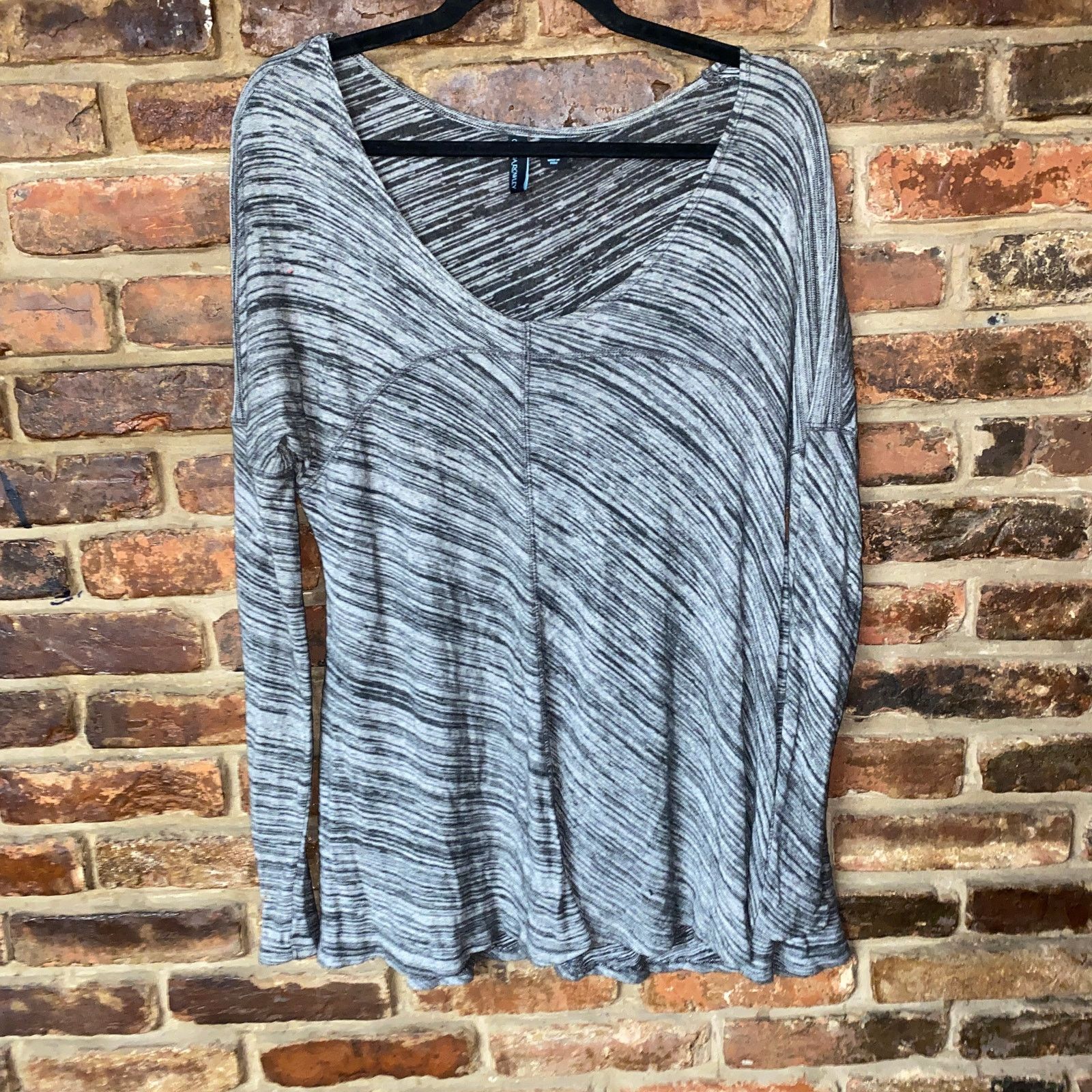 Cynthia Rowley Cynthia Rowley Green Black Long Sleeve Knit Top Size Small Size S / US 4 / IT 40 - 1 Thumbnail
