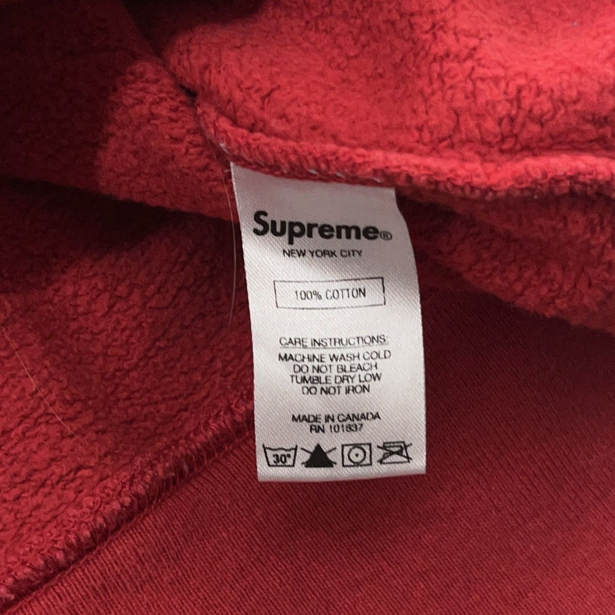 Supreme Supreme Uzi Hoodie Red L Made in Canada Vintage Size US L / EU 52-54 / 3 - 10 Thumbnail