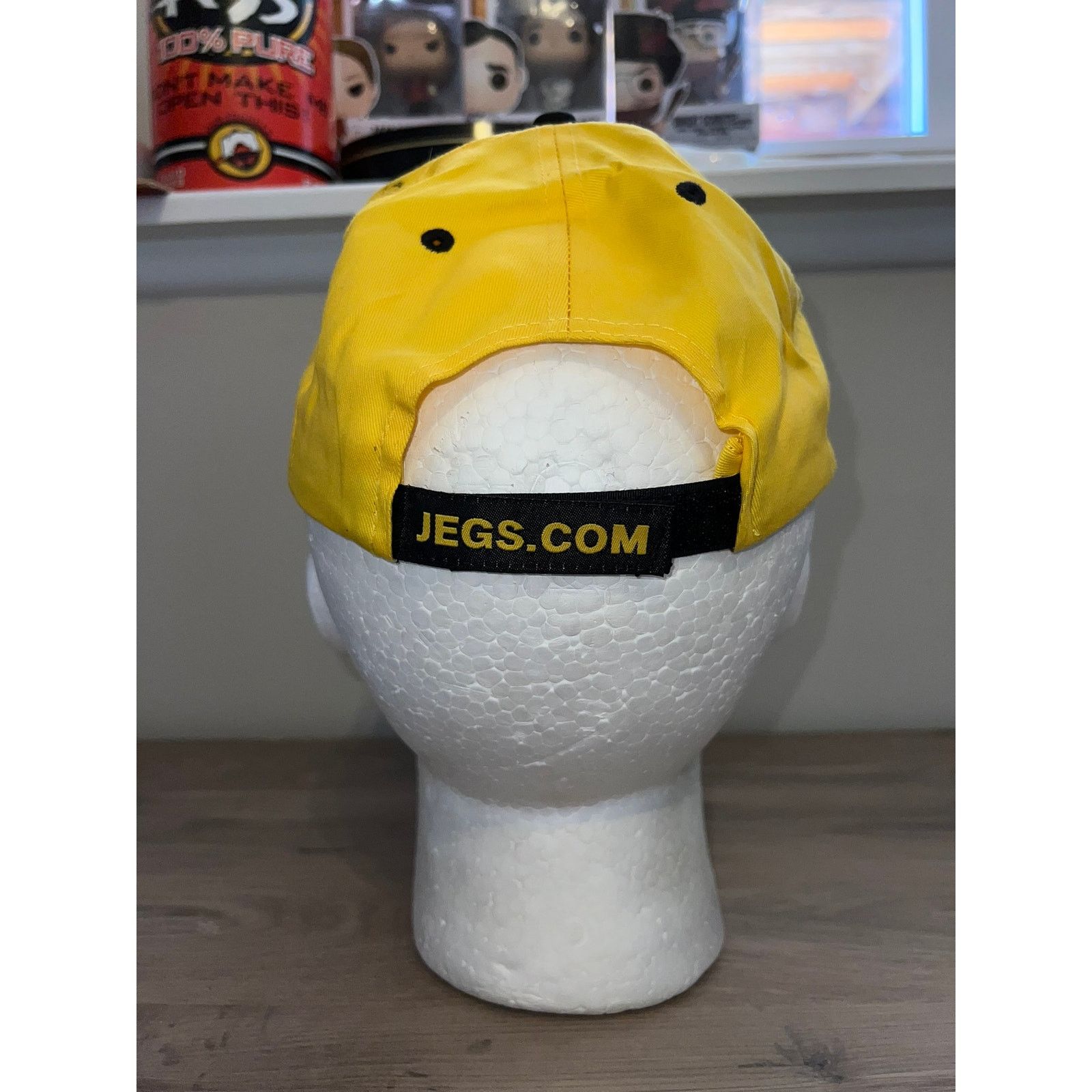 Vintage Vintage Jegs Hat High performance Cap Headwear Yellow OS Size ONE SIZE - 5 Thumbnail