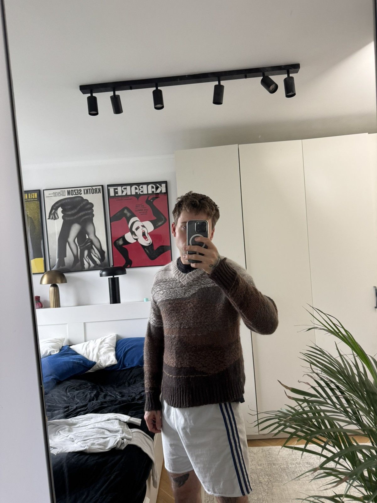 Acne Studios Acne Studios Beige Brown Sweater Knit Designer Luxury Wool Size US S / EU 44-46 / 1 - 6 Thumbnail