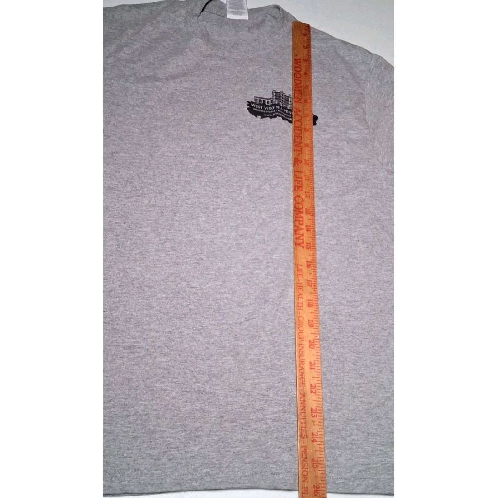 Jerzees VINTAGE West Virginia Penitentiary Shirt Medium Gray Moundsville Historic Prison Jail Size US M / EU 48-50 / 2 - 6 Thumbnail