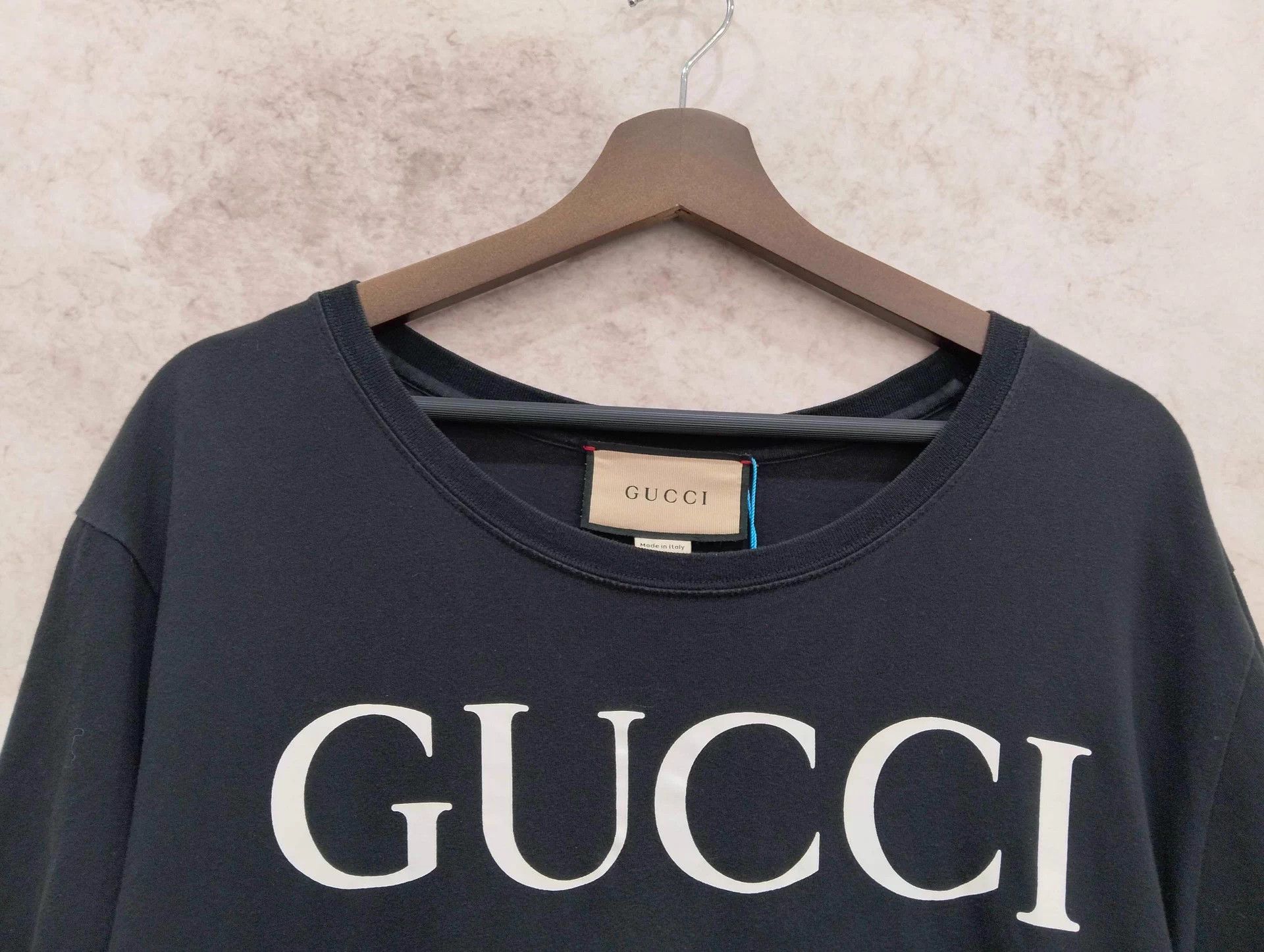 Gucci GUCCI Logo Print SS T-Shirt S Size S / US 4 / IT 40 - 3 Thumbnail