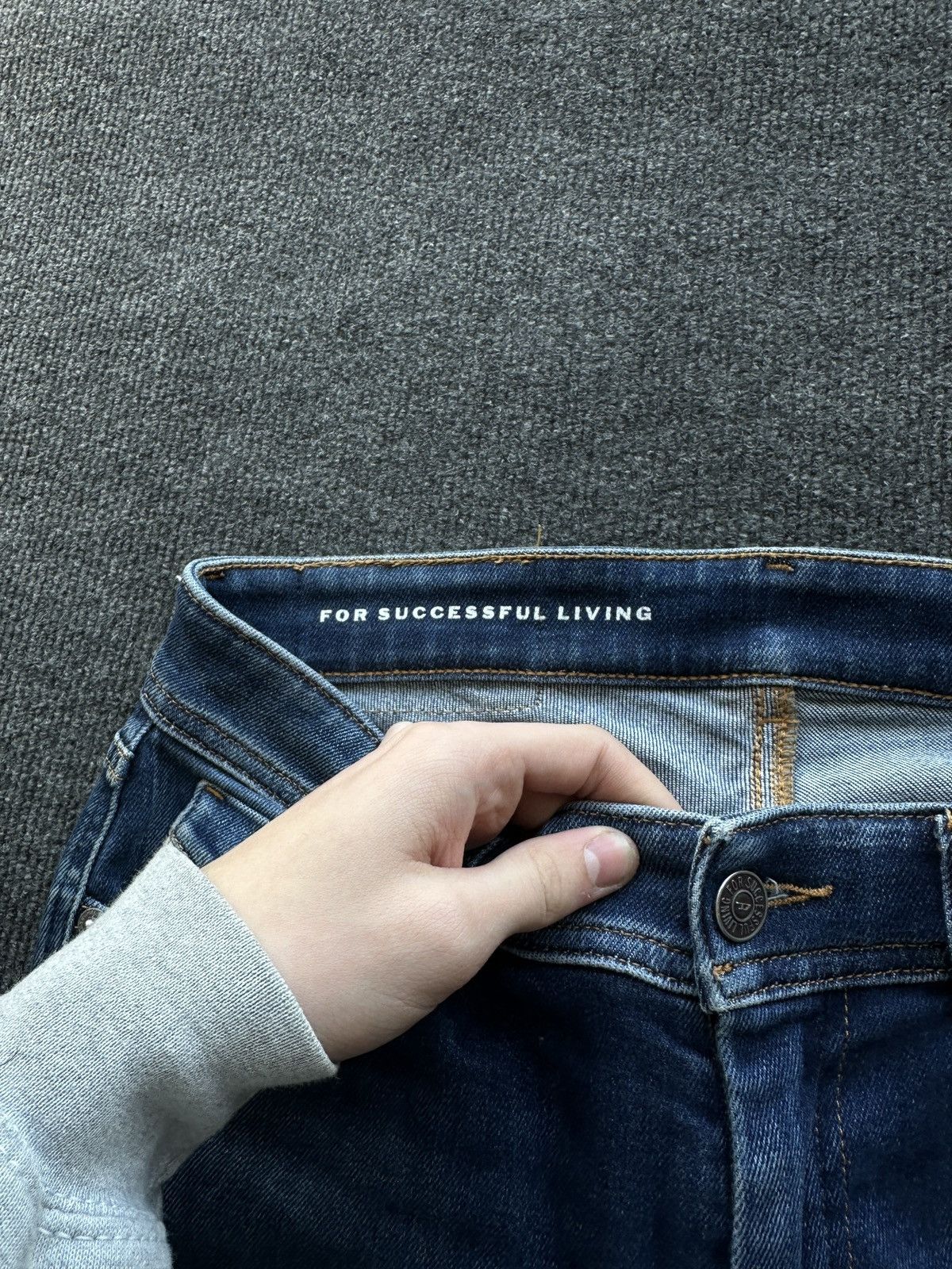 Diesel 🚨 DIESEL AVANT GARDE GOTHIC WOMEN JEANS LOGO IFSIXWASNINE Size 29" - 7 Thumbnail