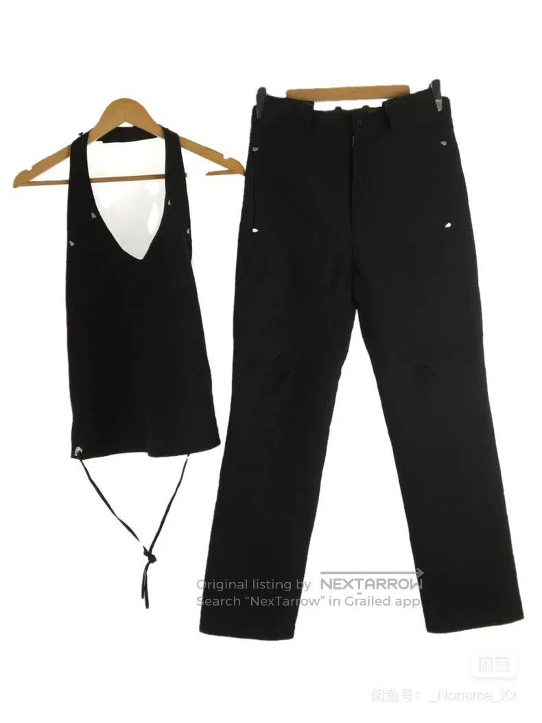 Kiko Kostadinov Kiko Kostadinov Dark patterned belt detachable vest/dungar Size US 30 / EU 46 - 6 Thumbnail