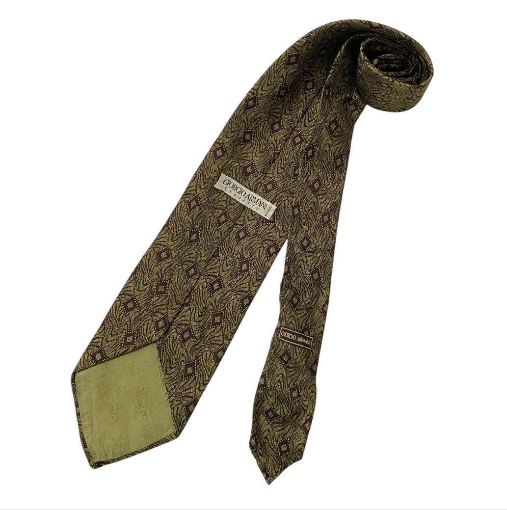 Giorgio Armani × MCM × Versace Combo 4pcs Vintage Men’s Ties Size ONE SIZE - 3 Thumbnail