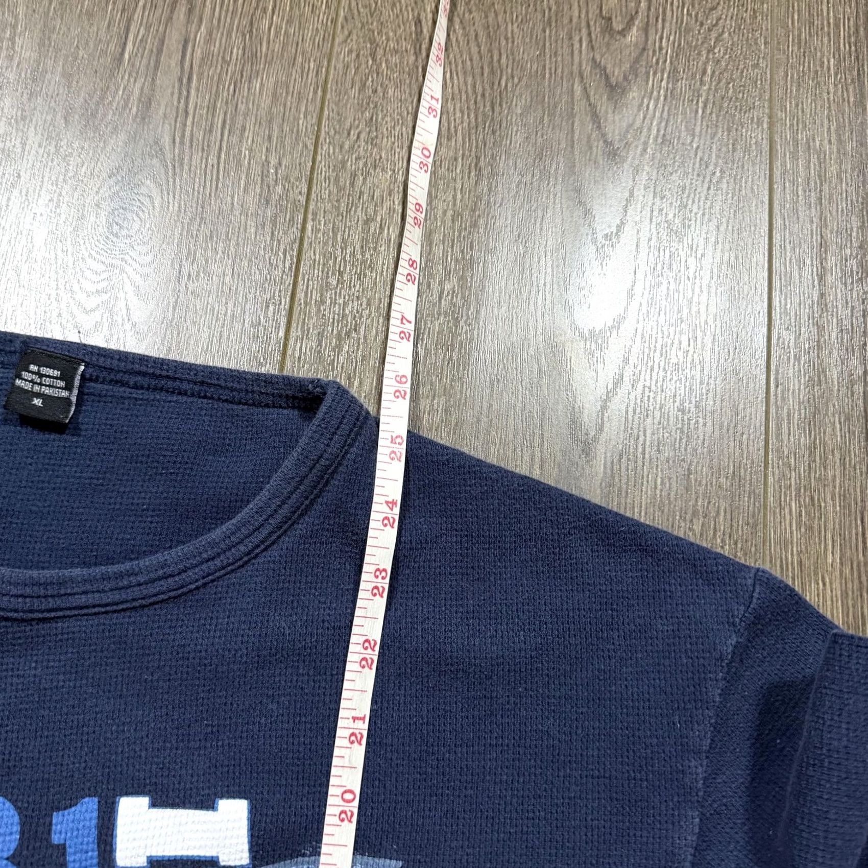Vintage Y2K Jesus Christian Bible Isaiah 40:31 Eagle Thermal Shirt XL Blue Tee Size US XL / EU 56 / 4 - 8 Thumbnail