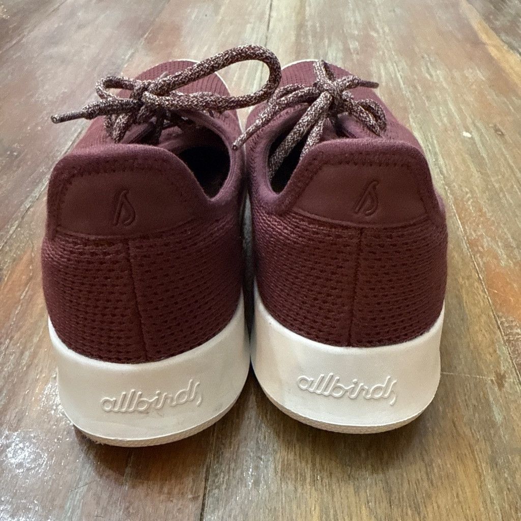 Allbirds Allbirds Men's Maroon Tree Runners Sneakers Size 9 Size US 9 / EU 42 - 4 Thumbnail