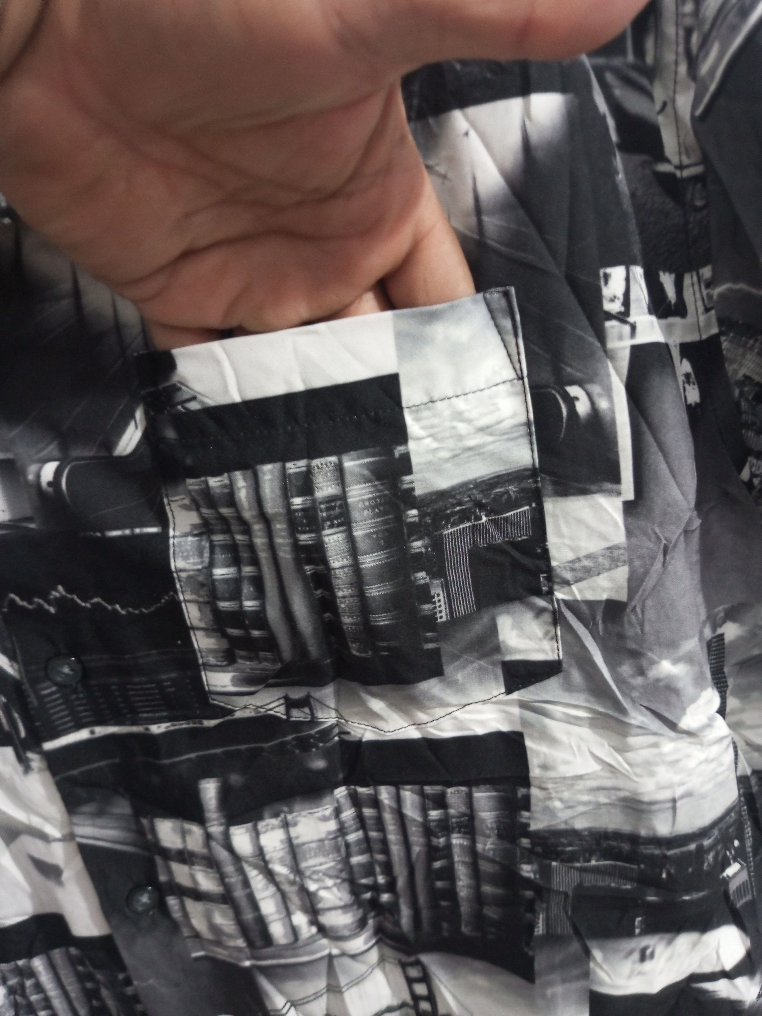 If Six Was Nine Vintage Semantic design open colar all over print shirt Size US M / EU 48-50 / 2 - 4 Thumbnail