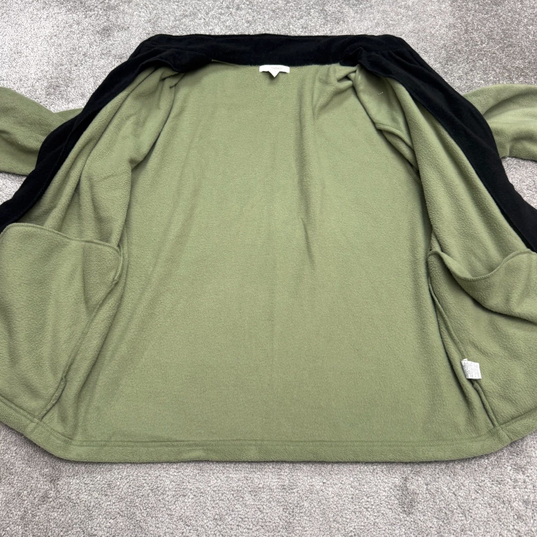 Vintage Dressbarn Embroidered Fleece Jacket Womens 2X Plus Green Full Zip Outdoor Size XXL / US 16-18 / IT 52-54 - 5 Thumbnail