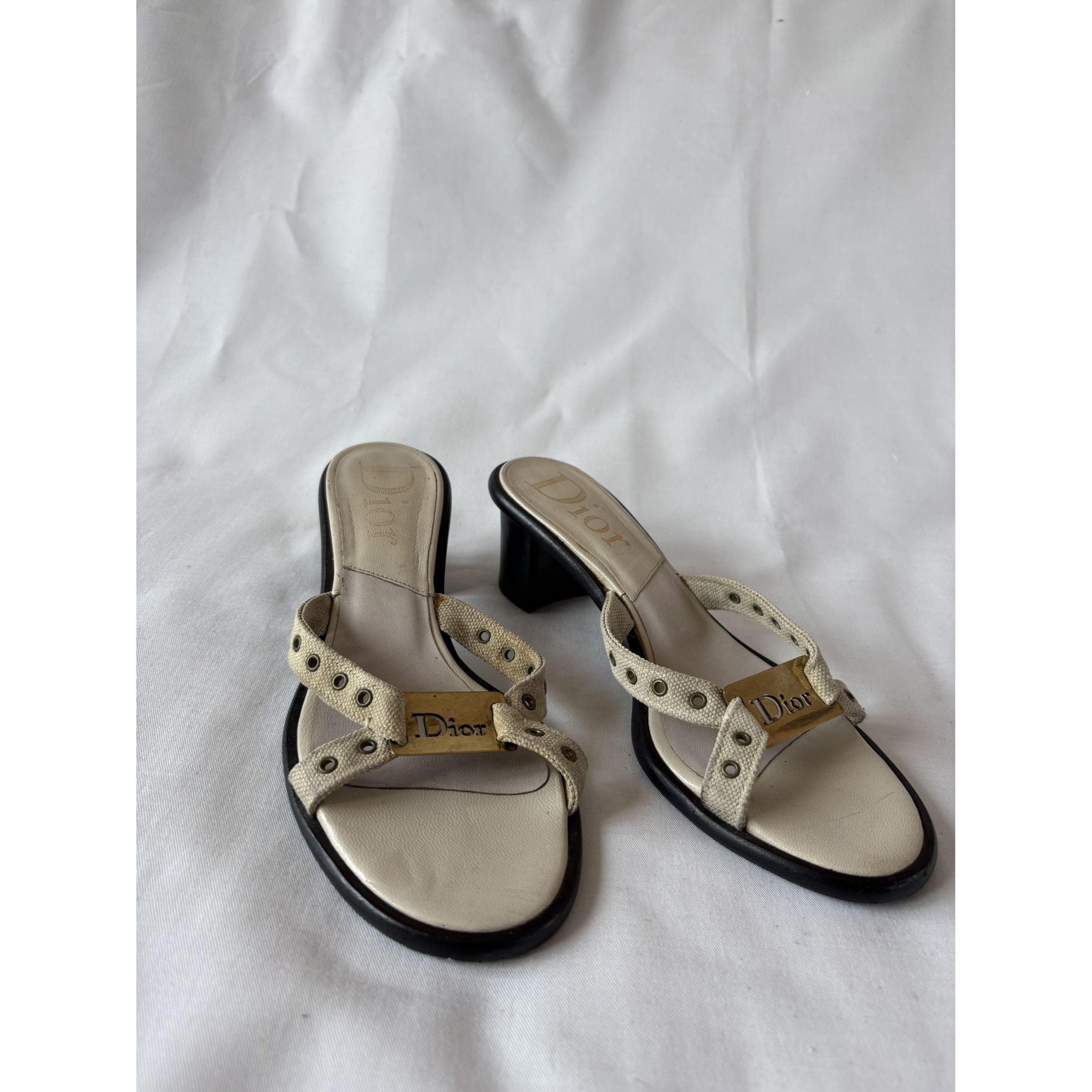 Dior Dior square heel mules Size US 8 / IT 38 - 3 Thumbnail