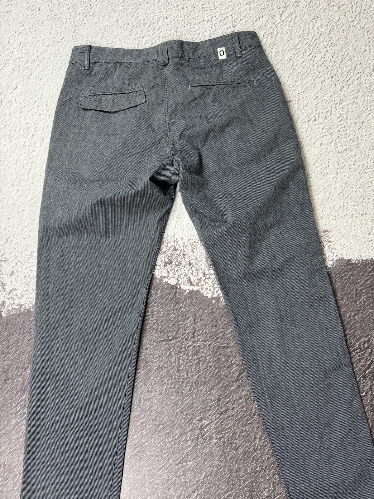 Officina36 Officina 36 cotton striped grey cropped chino pants Size US 30 / EU 46 - 14 Thumbnail