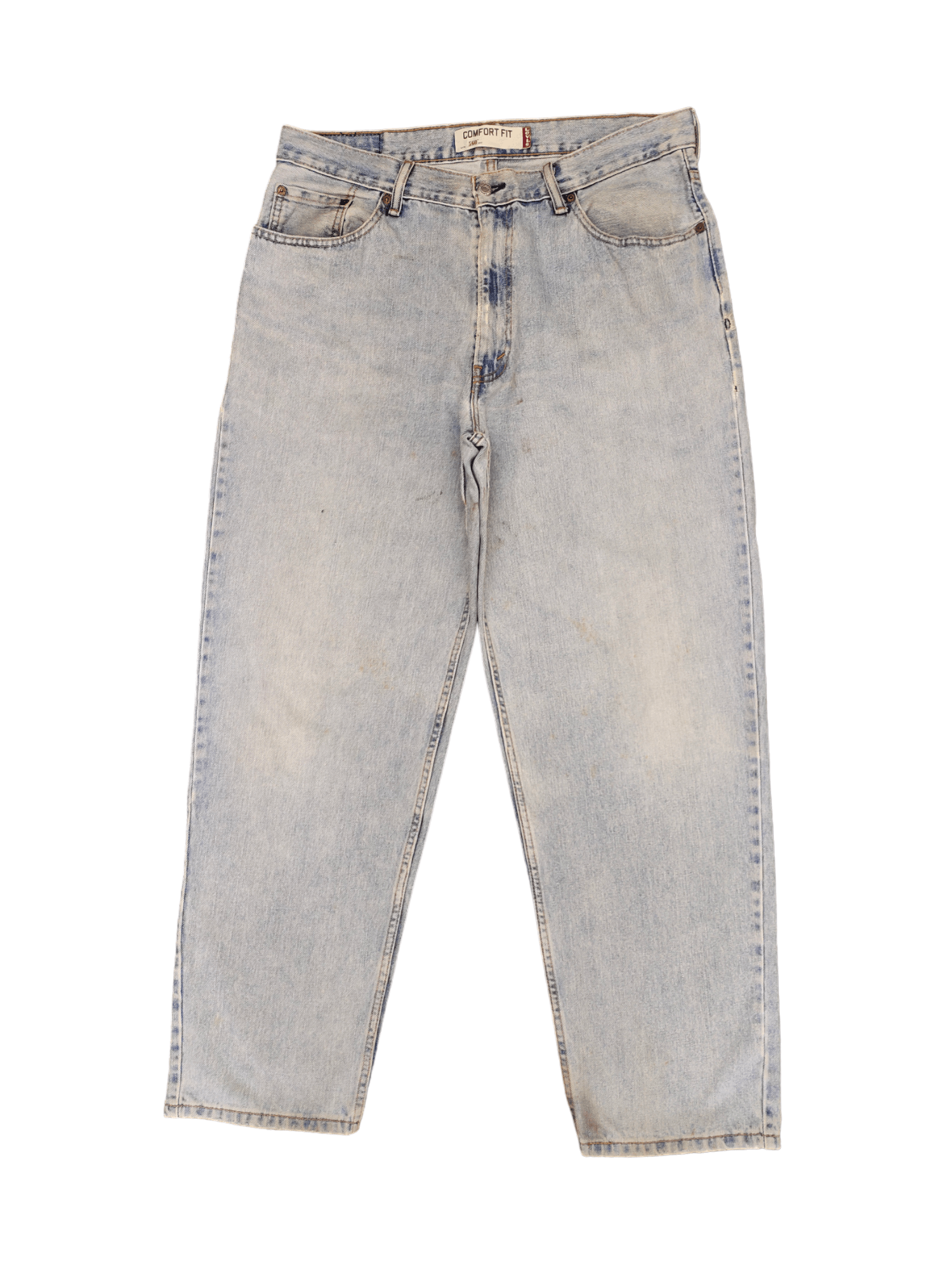 Levi's Vintage Clothing Size 36x30.5 Vintage Levis 560 Light Wash Jeans Distressed Size US 36 / EU 52 - 1 Thumbnail