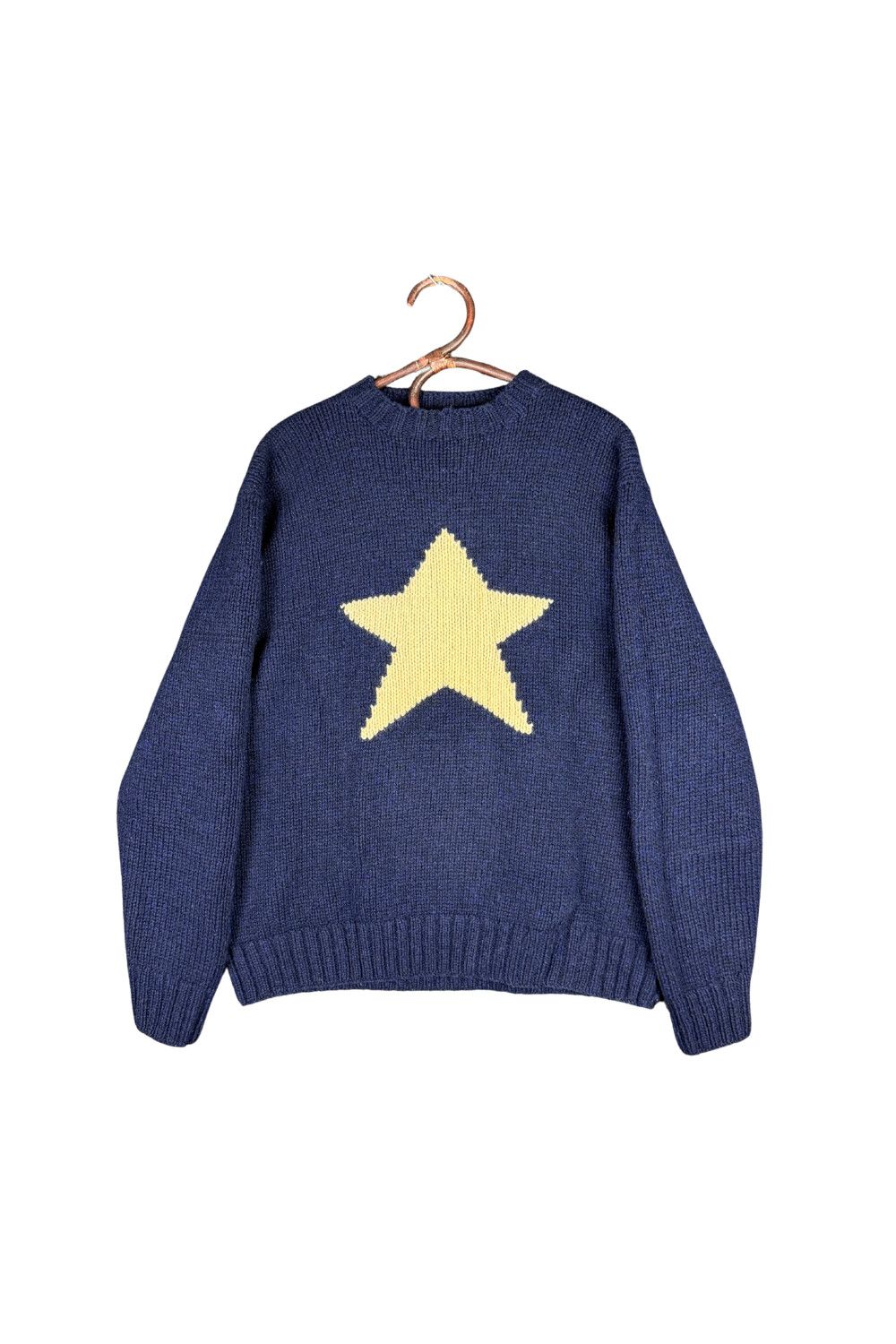 Polo Ralph Lauren AW98 Polo Ralph Lauren Hand Knit Star Sweater Size US XL / EU 56 / 4 - 1 Thumbnail